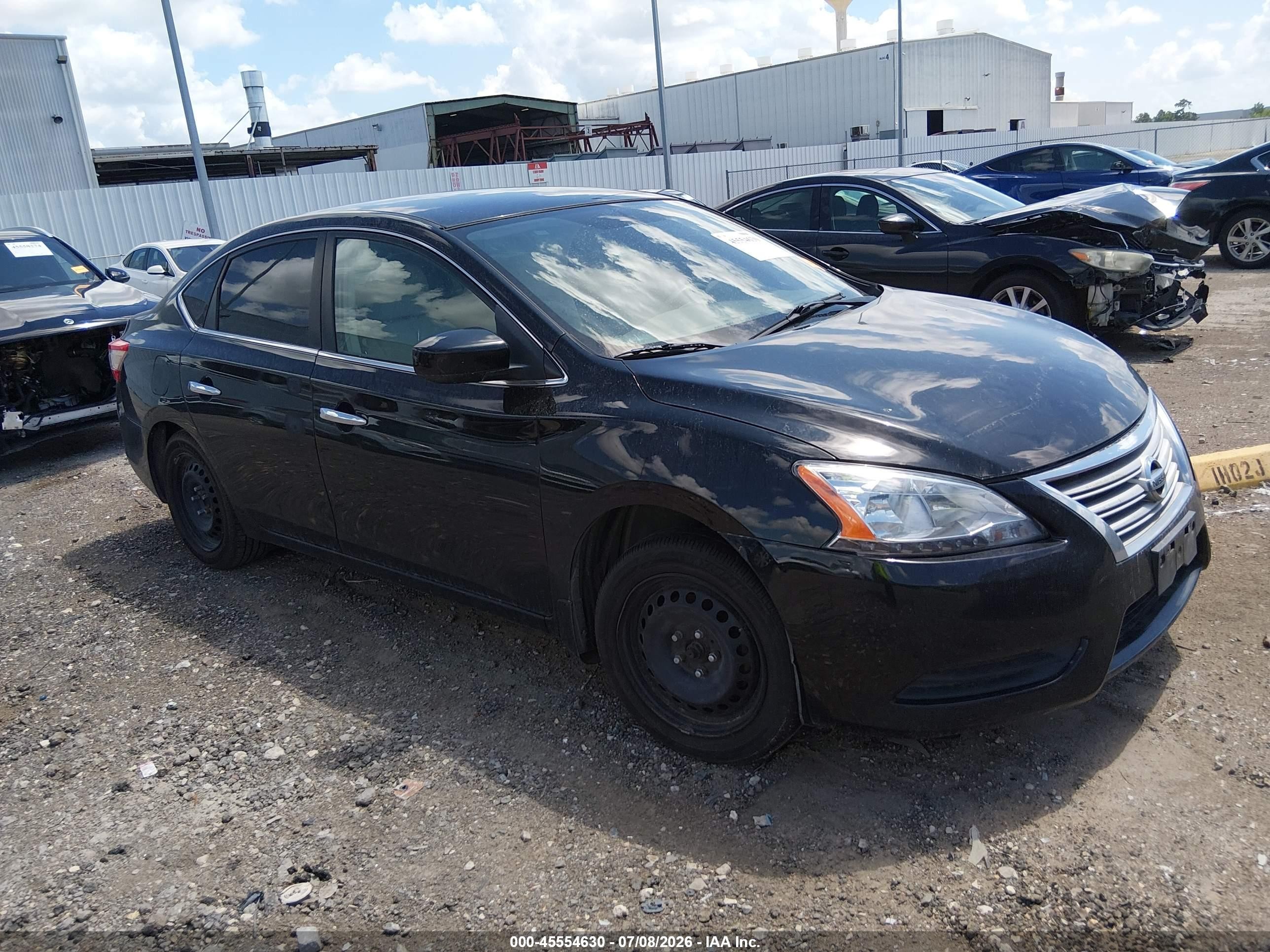 2013 Nissan Sentra Sv Черный vin: 3N1AB7AP5DL560997