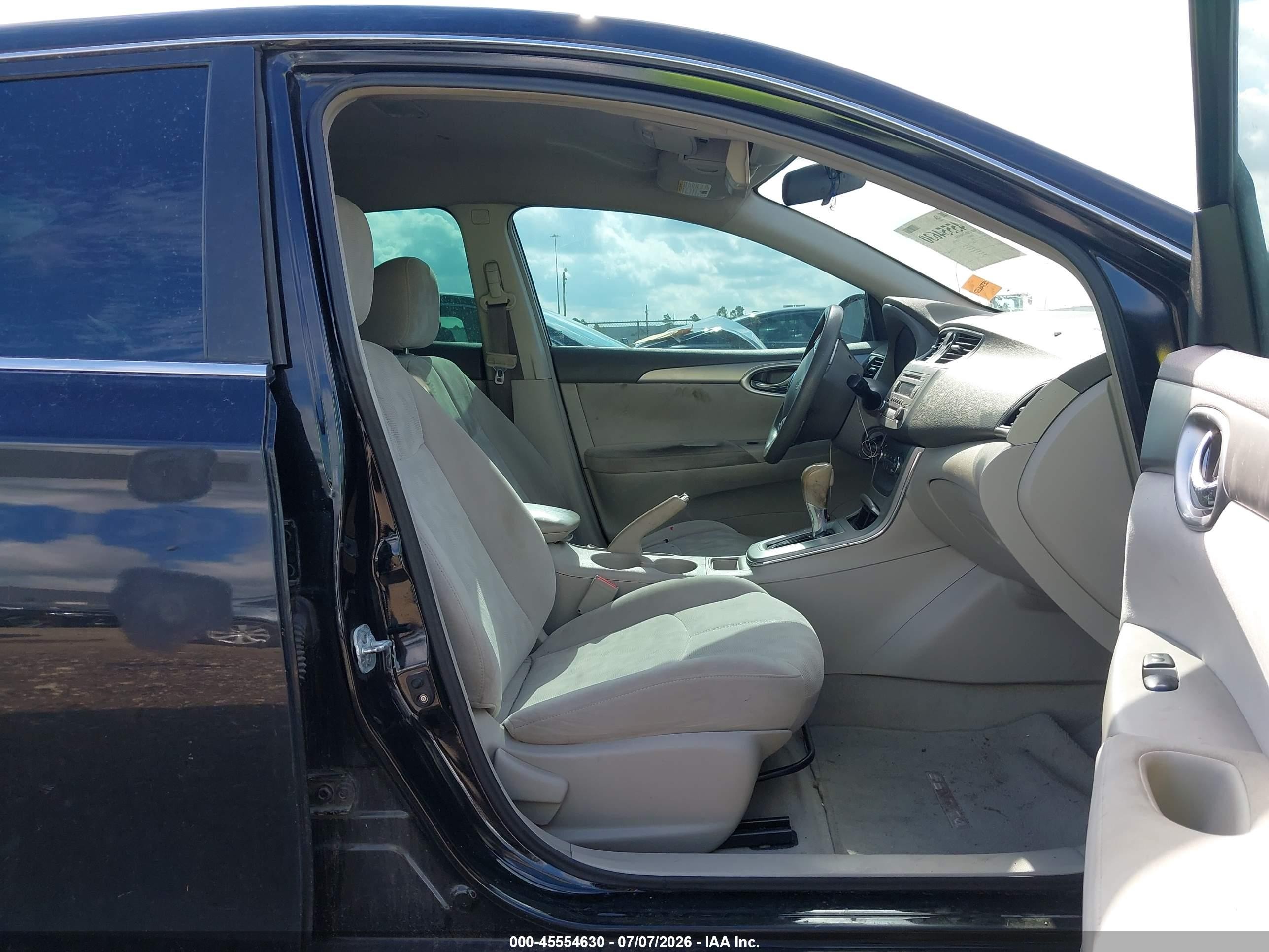2013 Nissan Sentra Sv Black vin: 3N1AB7AP5DL560997