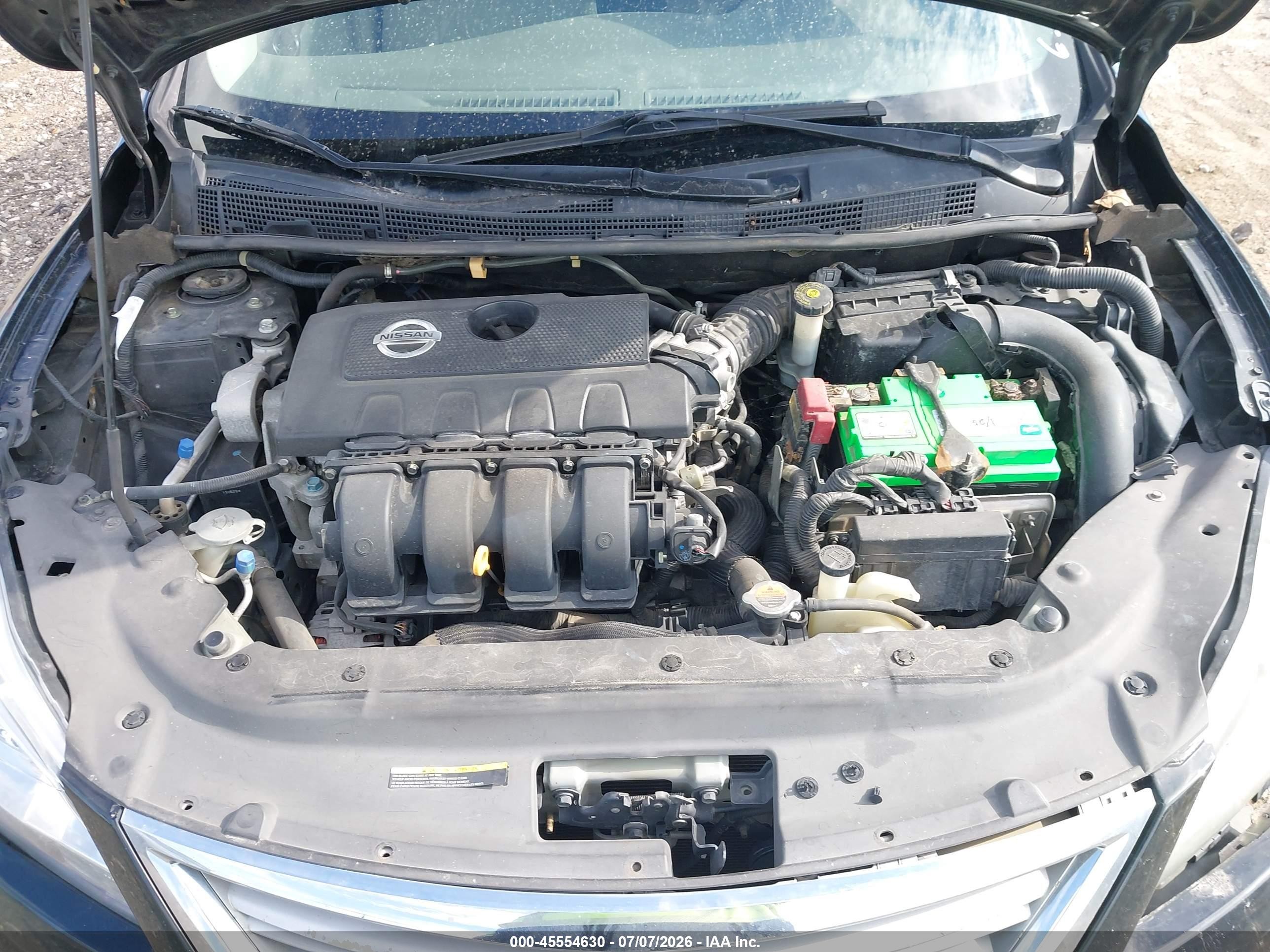 2013 Nissan Sentra Sv Black vin: 3N1AB7AP5DL560997