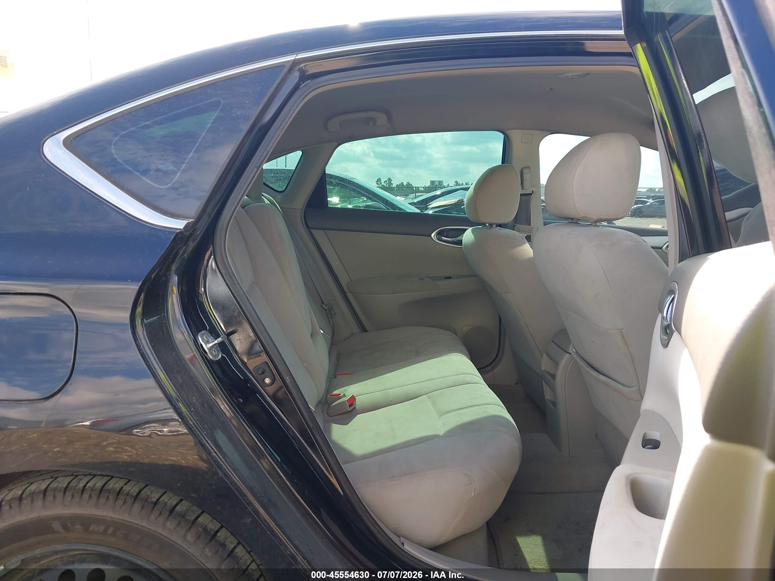 2013 Nissan Sentra Sv Black vin: 3N1AB7AP5DL560997
