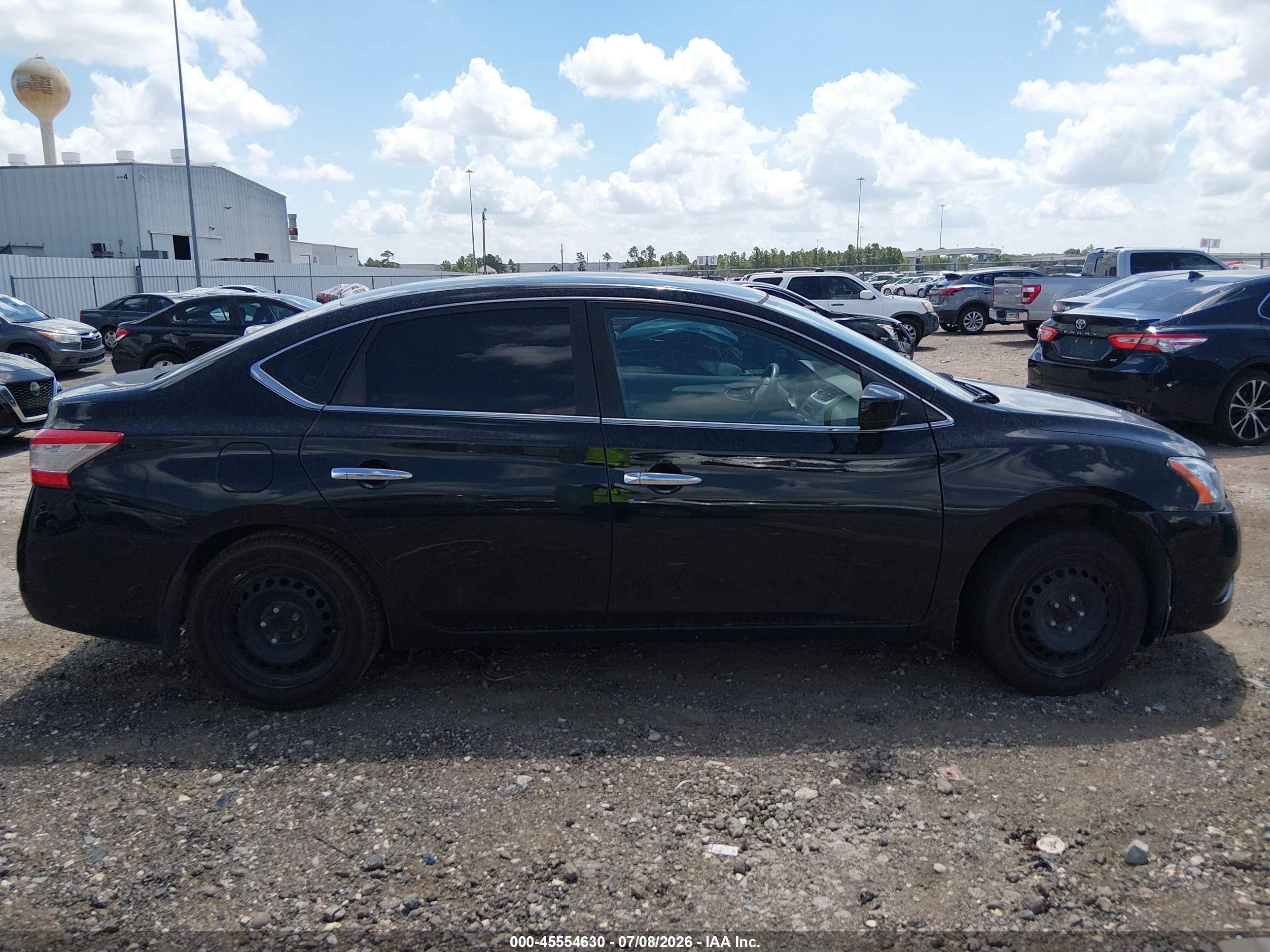 2013 Nissan Sentra Sv Black vin: 3N1AB7AP5DL560997
