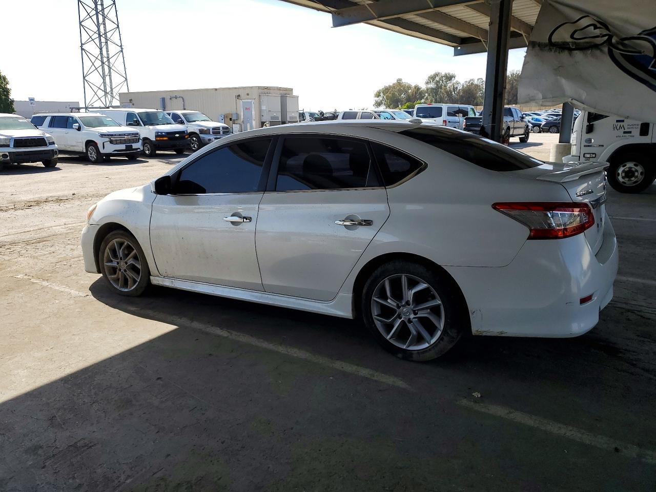 2013 Nissan Sentra White vin: 3N1AB7AP5DL562720