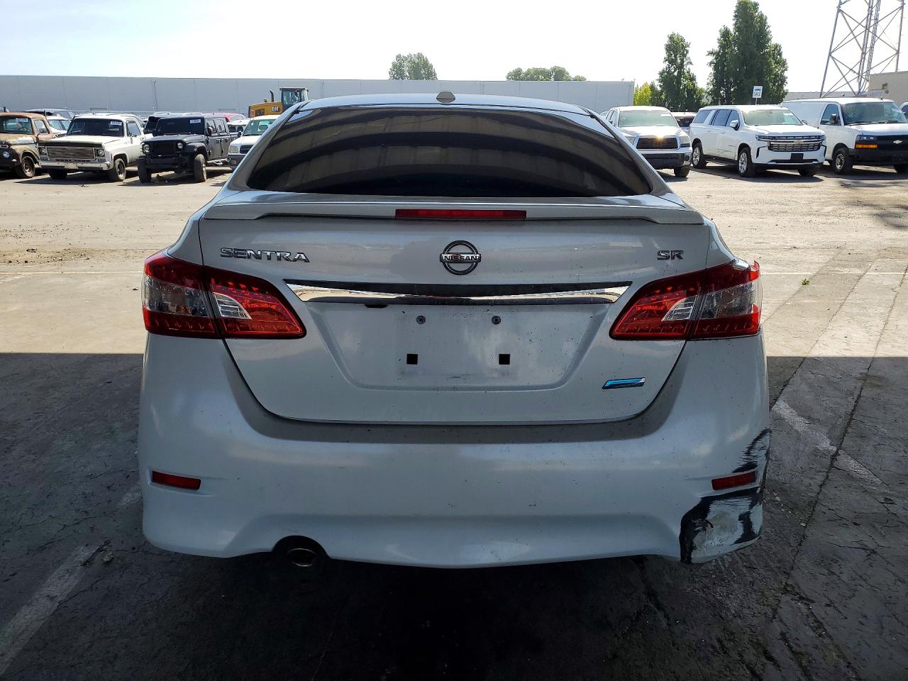 2013 Nissan Sentra White vin: 3N1AB7AP5DL562720