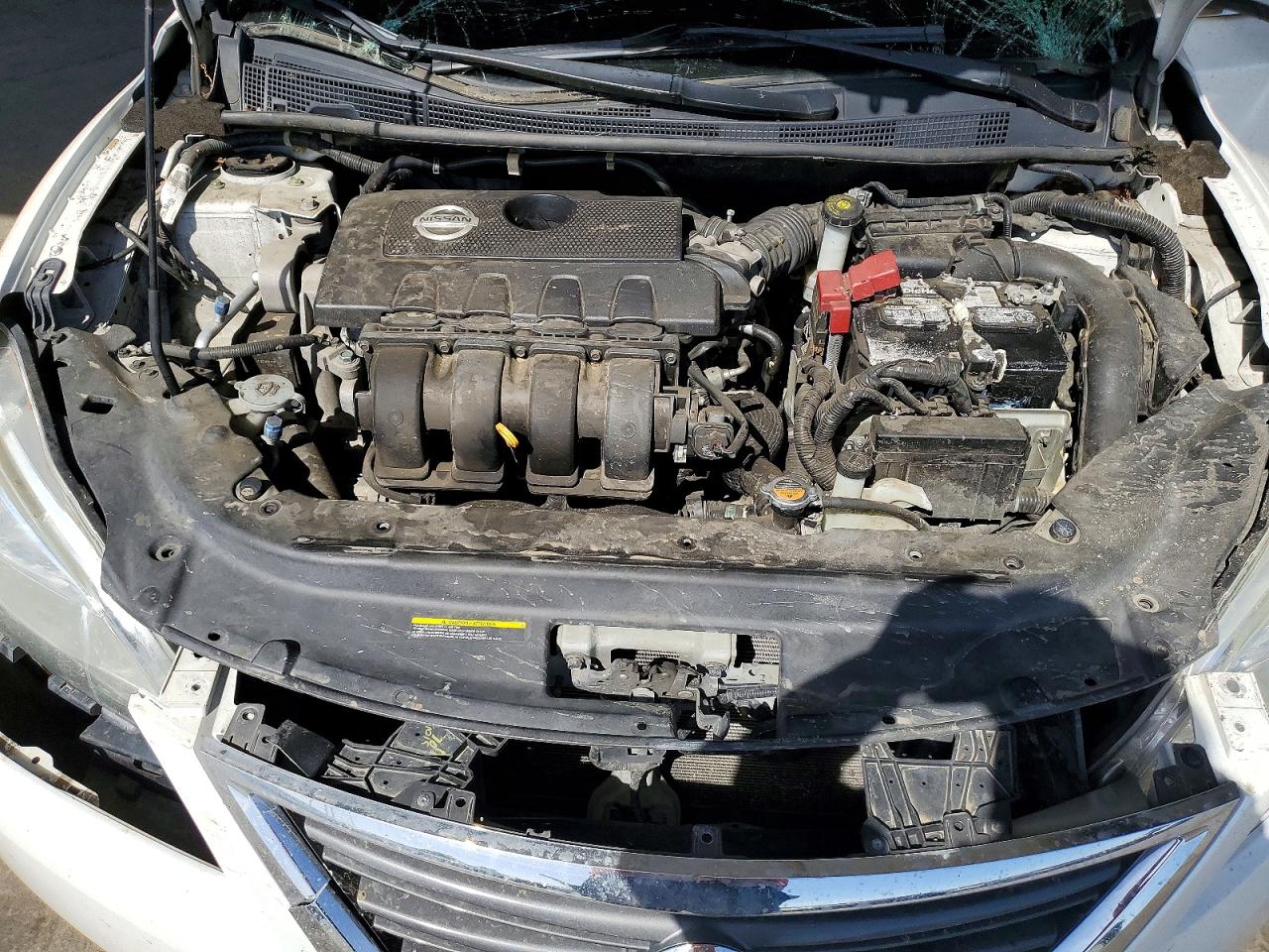 2013 Nissan Sentra White vin: 3N1AB7AP5DL562720