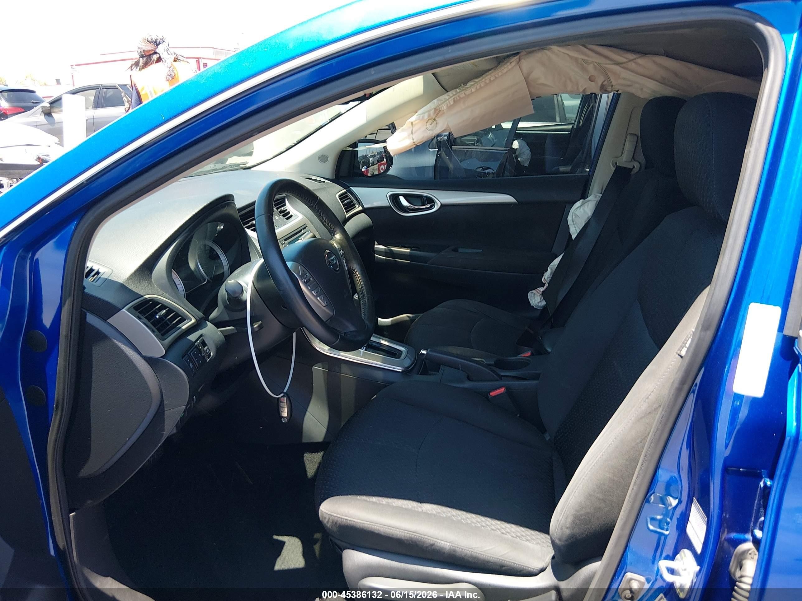 2013 Nissan Sentra Sr Blue vin: 3N1AB7AP5DL563253