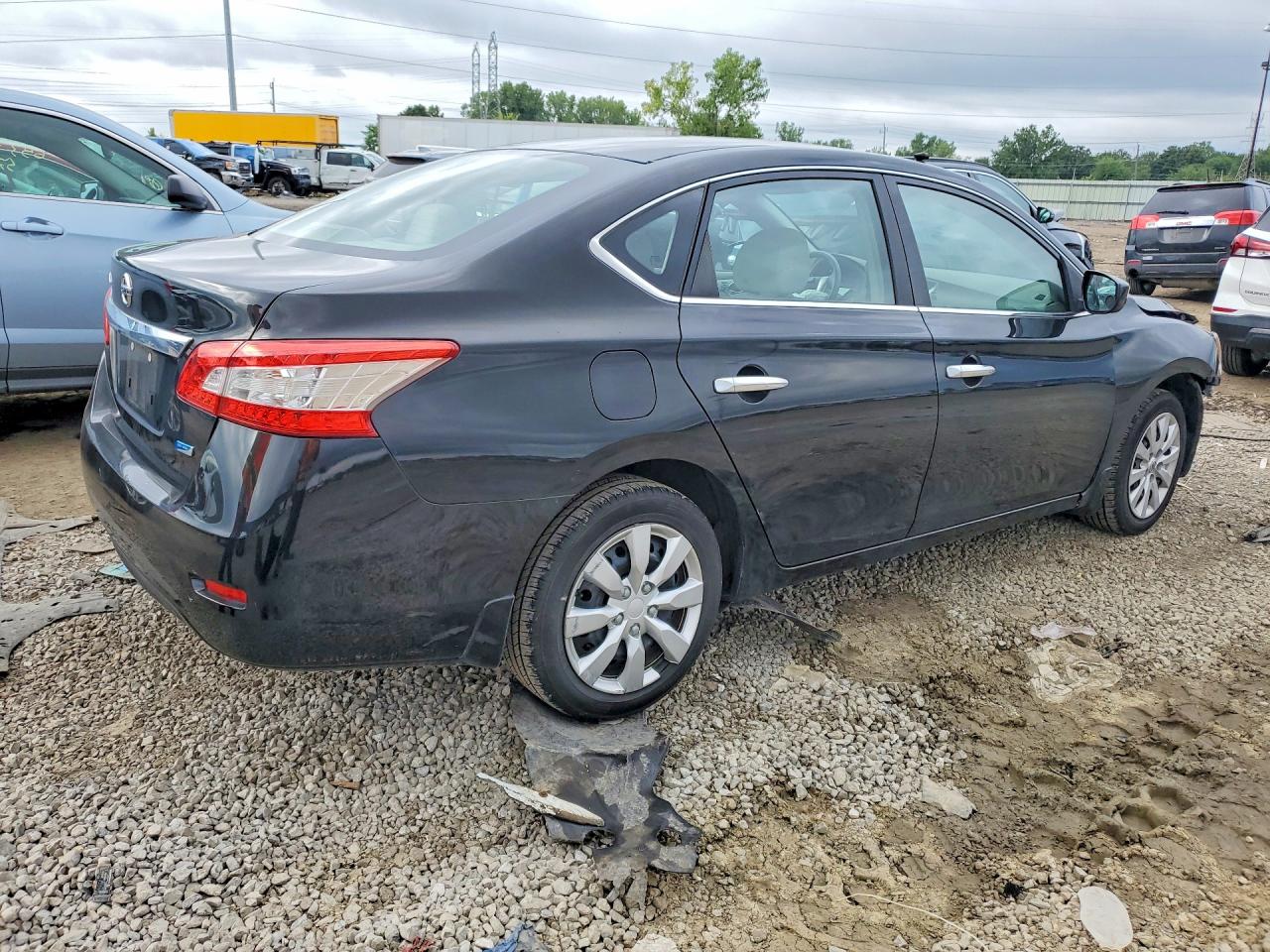2013 Nissan Sentra S Black vin: 3N1AB7AP5DL563981