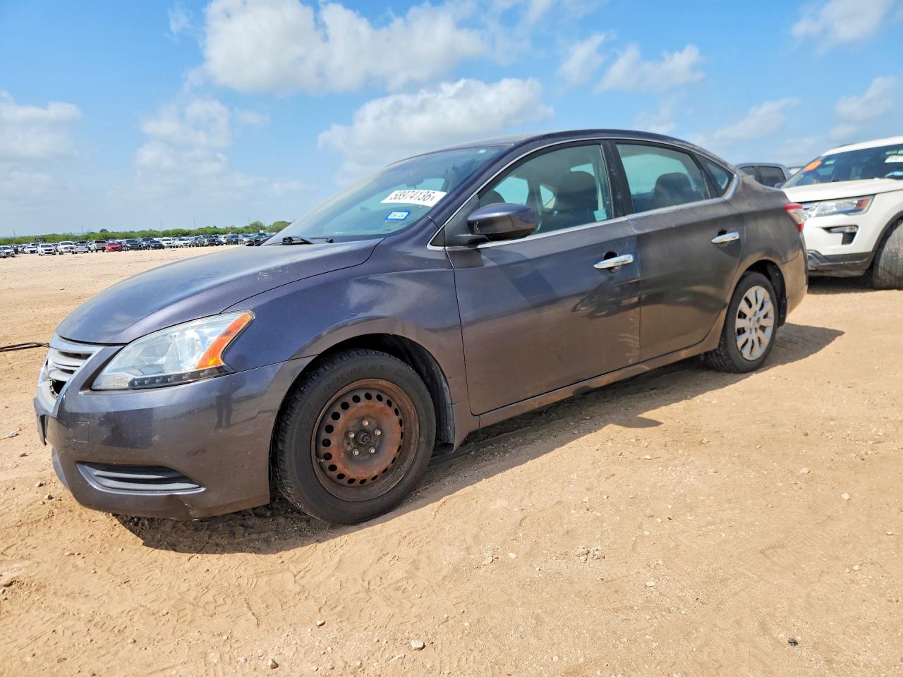 2013 Nissan Sentra S Gray vin: 3N1AB7AP5DL623158