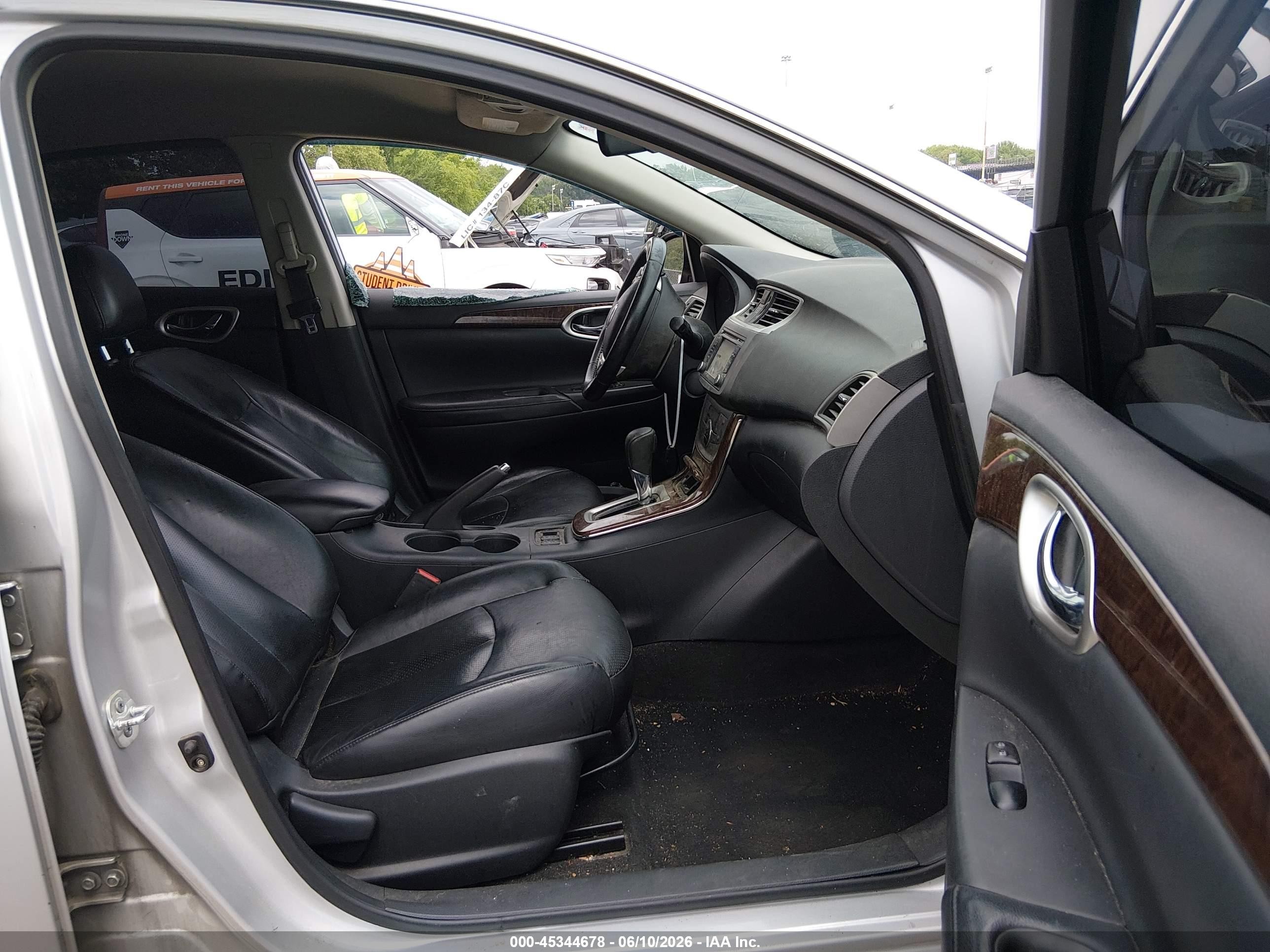 2013 Nissan Sentra Sl Silver vin: 3N1AB7AP5DL636041