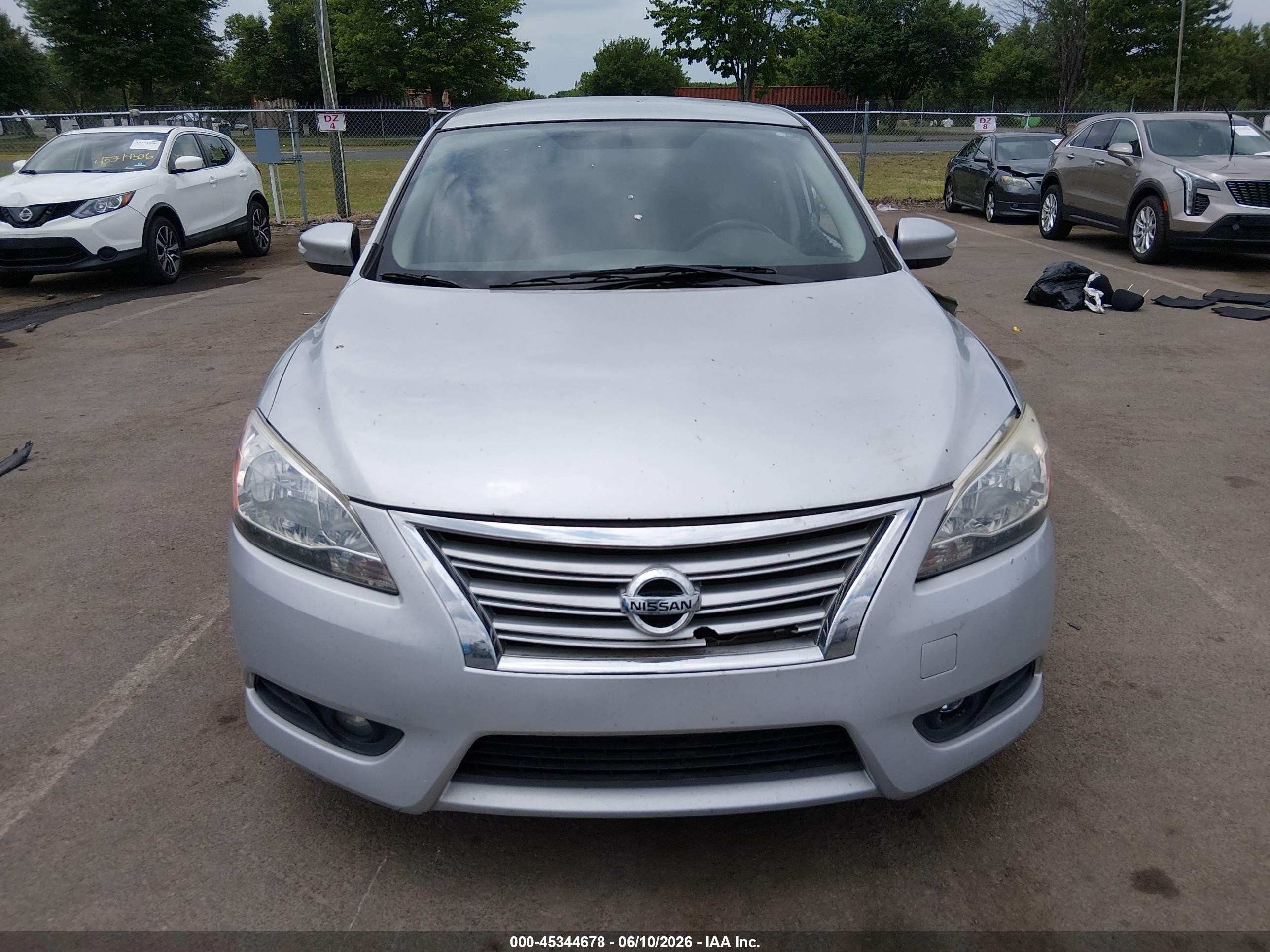 2013 Nissan Sentra Sl Silver vin: 3N1AB7AP5DL636041
