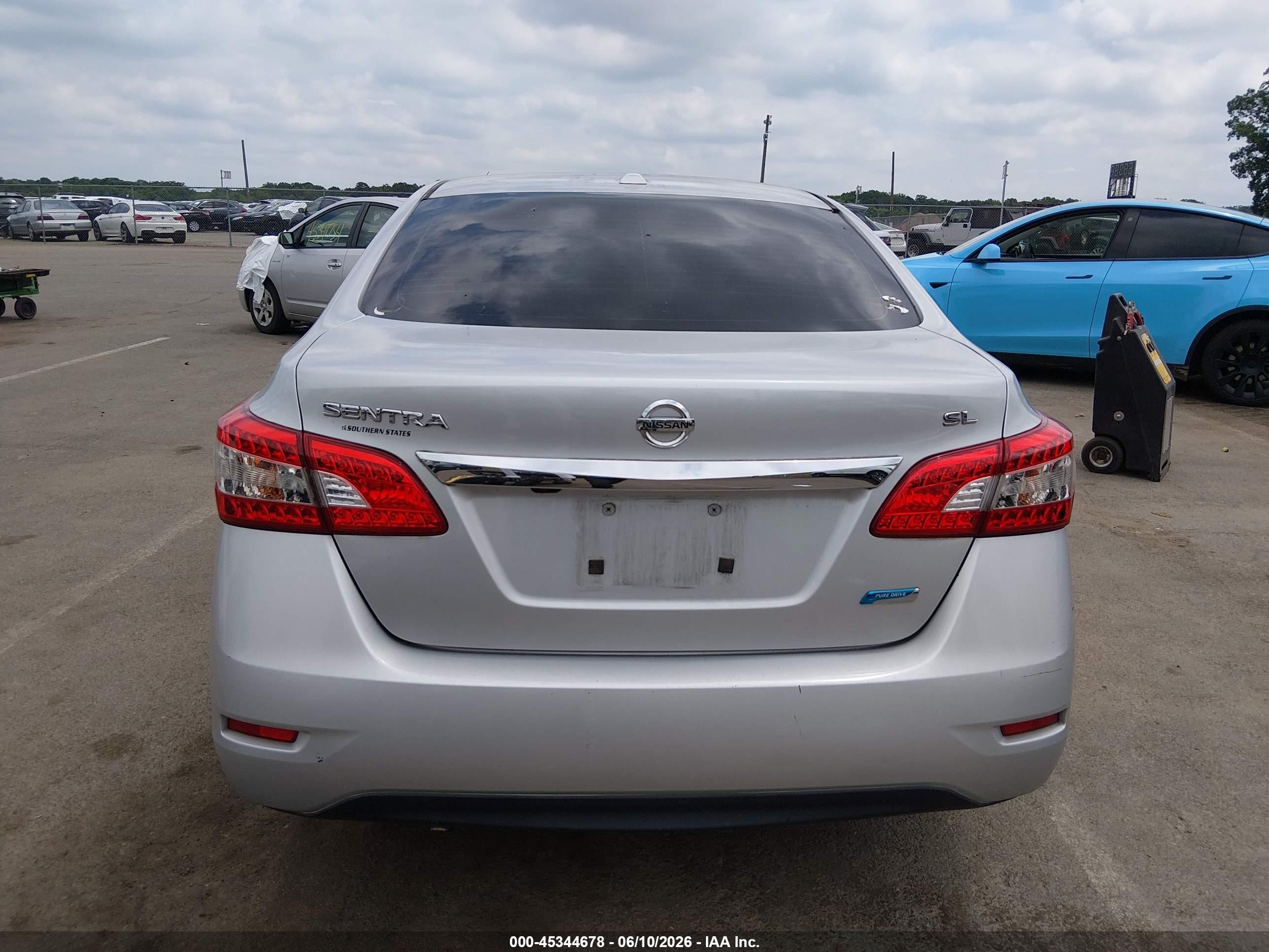 2013 Nissan Sentra Sl Silver vin: 3N1AB7AP5DL636041