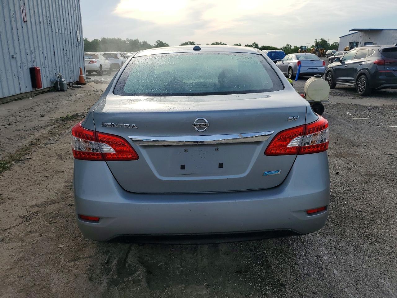 2013 Nissan Sentra S Silver vin: 3N1AB7AP5DL637223