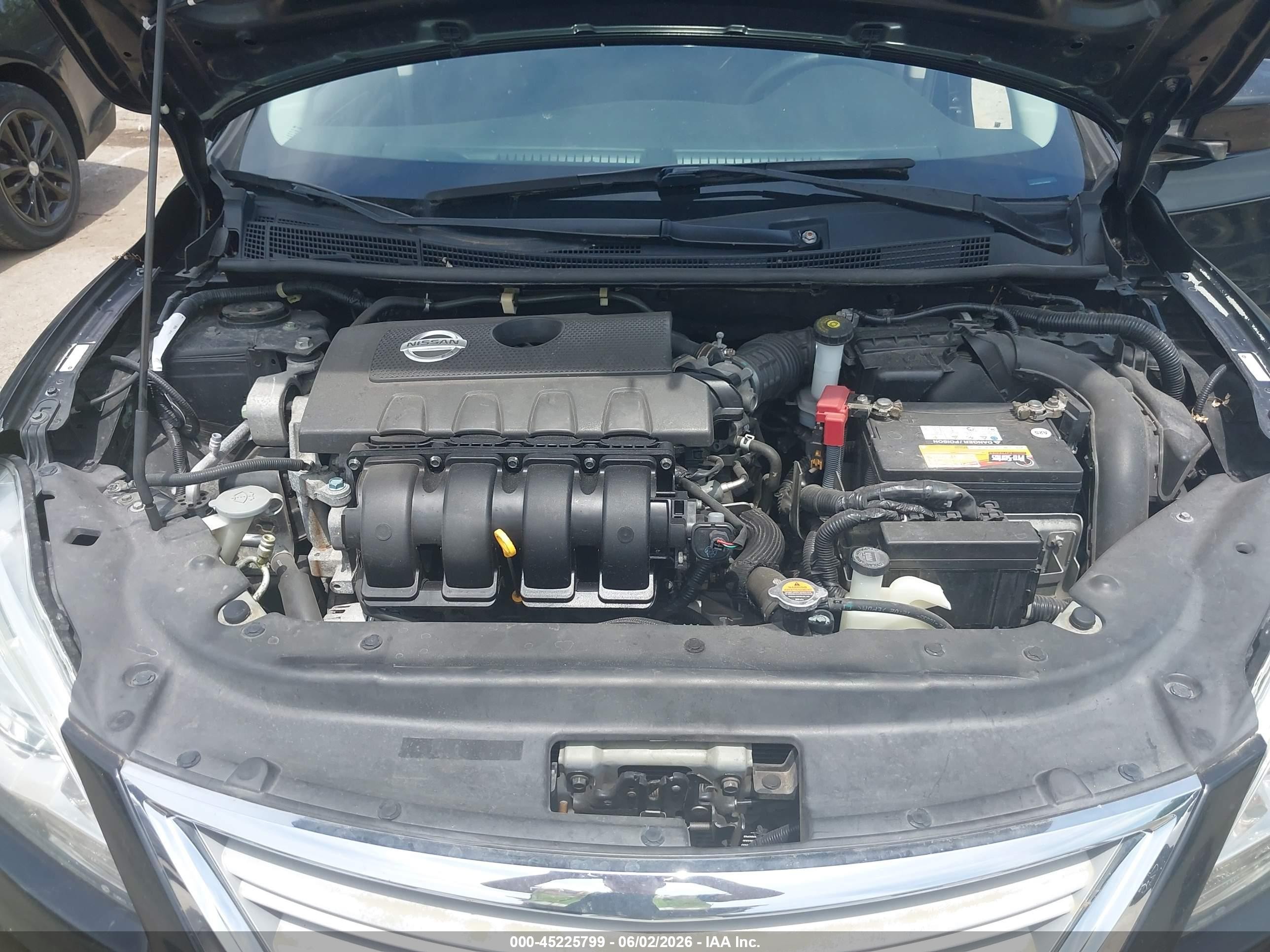 2013 Nissan Sentra Sv Black vin: 3N1AB7AP5DL648545