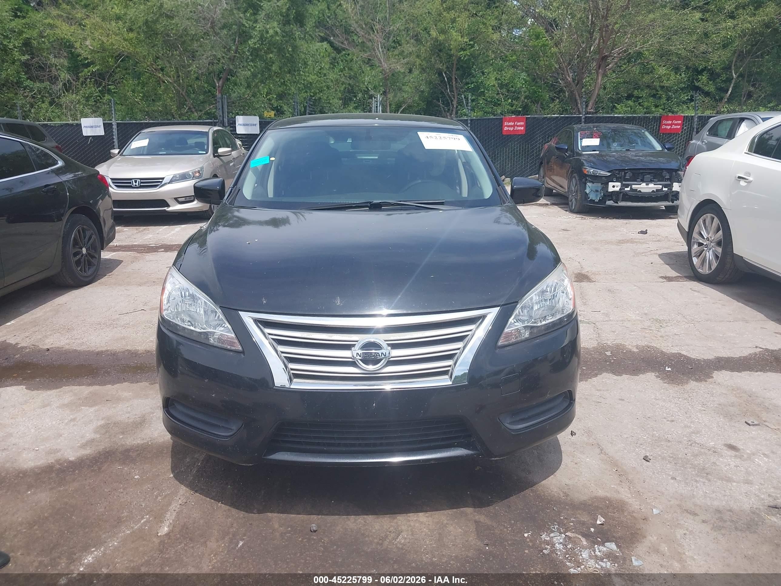 2013 Nissan Sentra Sv Black vin: 3N1AB7AP5DL648545