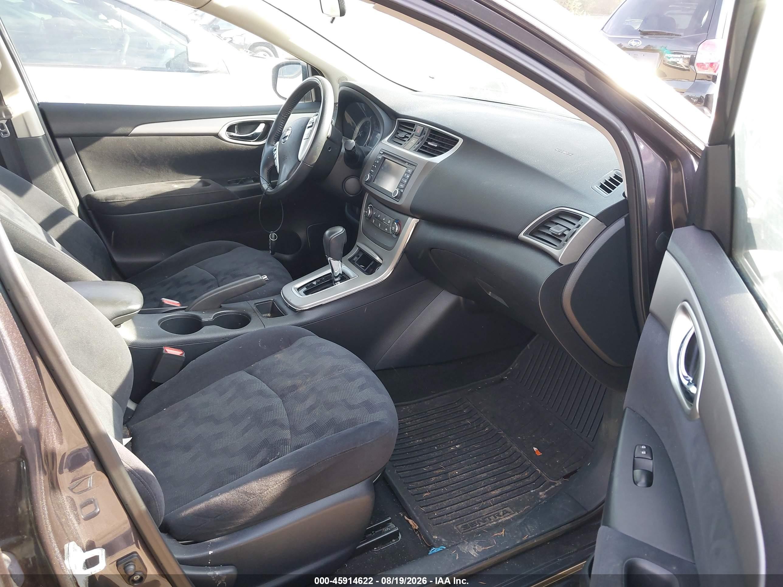 2013 Nissan Sentra Sv Серый vin: 3N1AB7AP5DL666477
