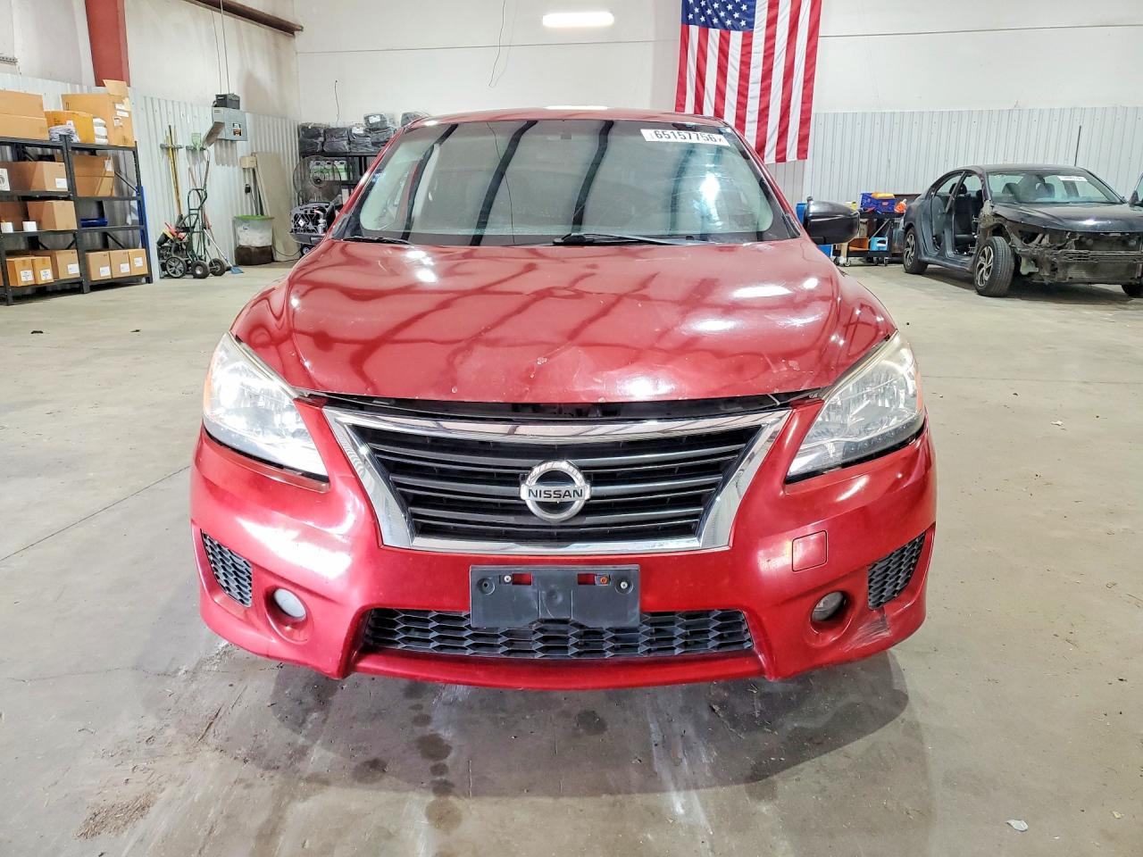 2013 Nissan Sentra S Maroon vin: 3N1AB7AP5DL669122