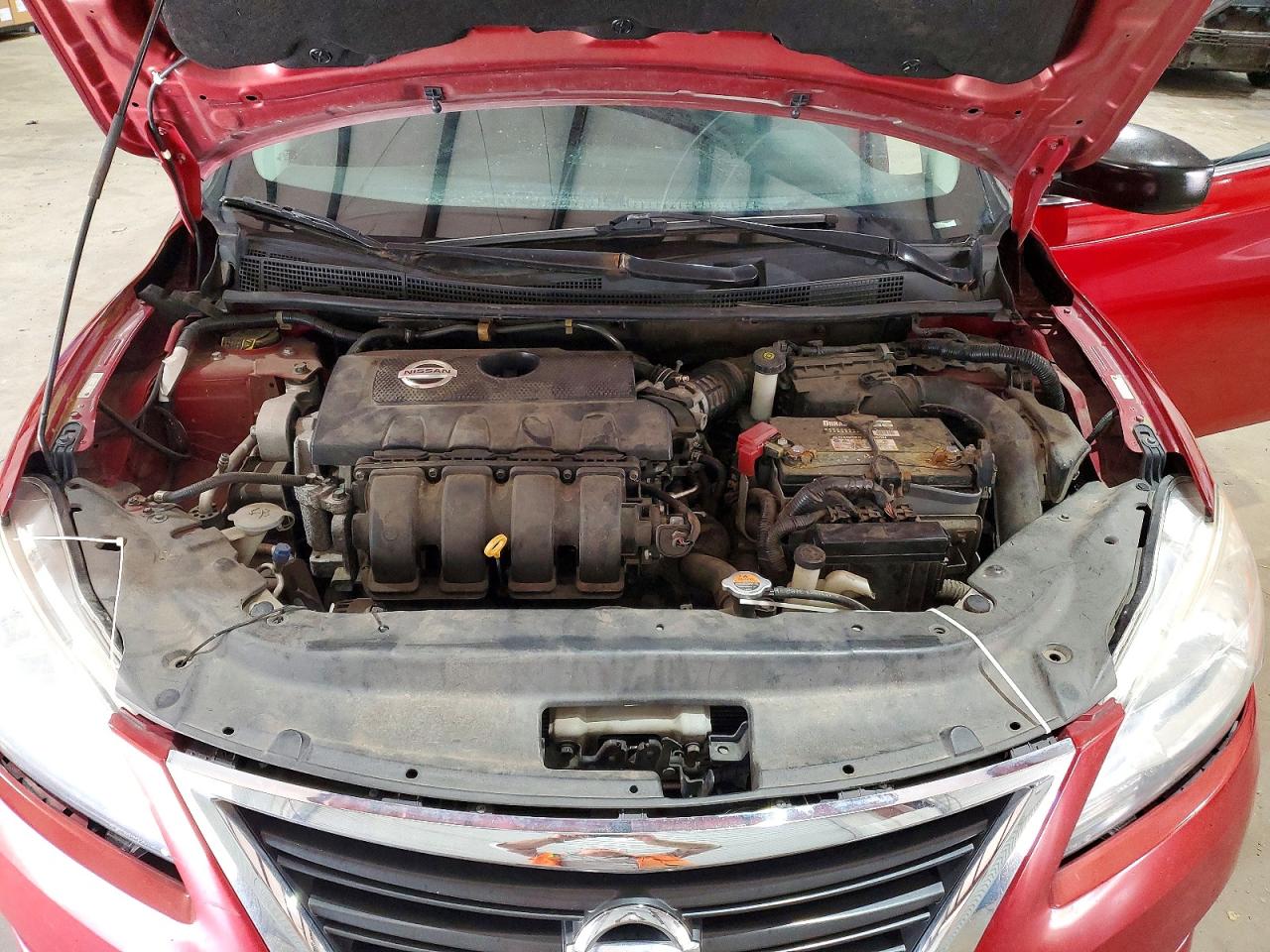 2013 Nissan Sentra S Maroon vin: 3N1AB7AP5DL669122
