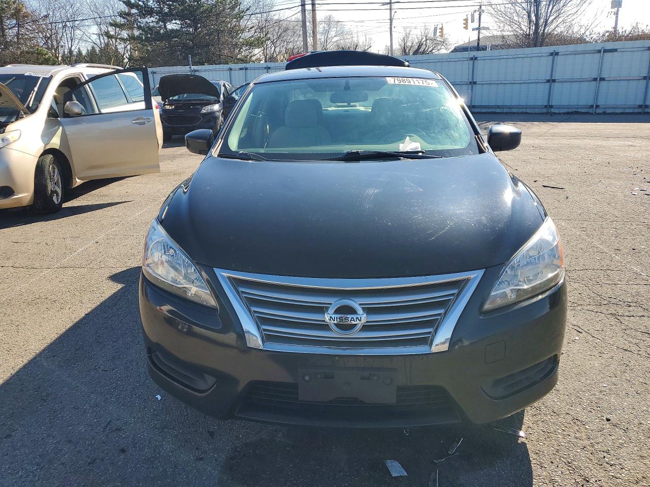 2013 Nissan Sentra S Черный vin: 3N1AB7AP5DL670156