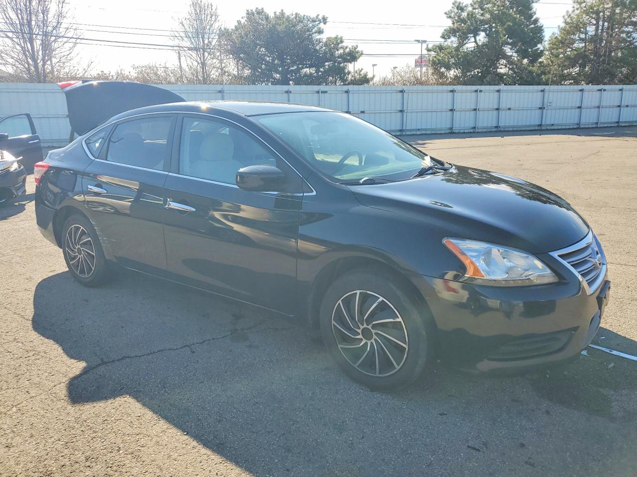 2013 Nissan Sentra S Черный vin: 3N1AB7AP5DL670156