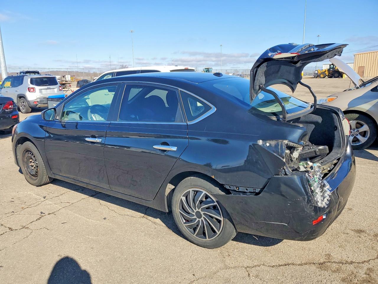 2013 Nissan Sentra S Черный vin: 3N1AB7AP5DL670156