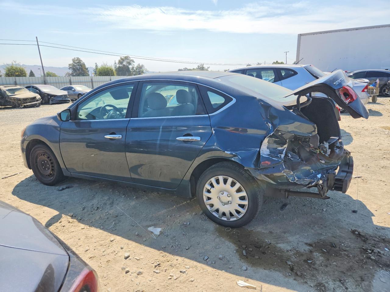2013 Nissan Sentra S Blue vin: 3N1AB7AP5DL674756