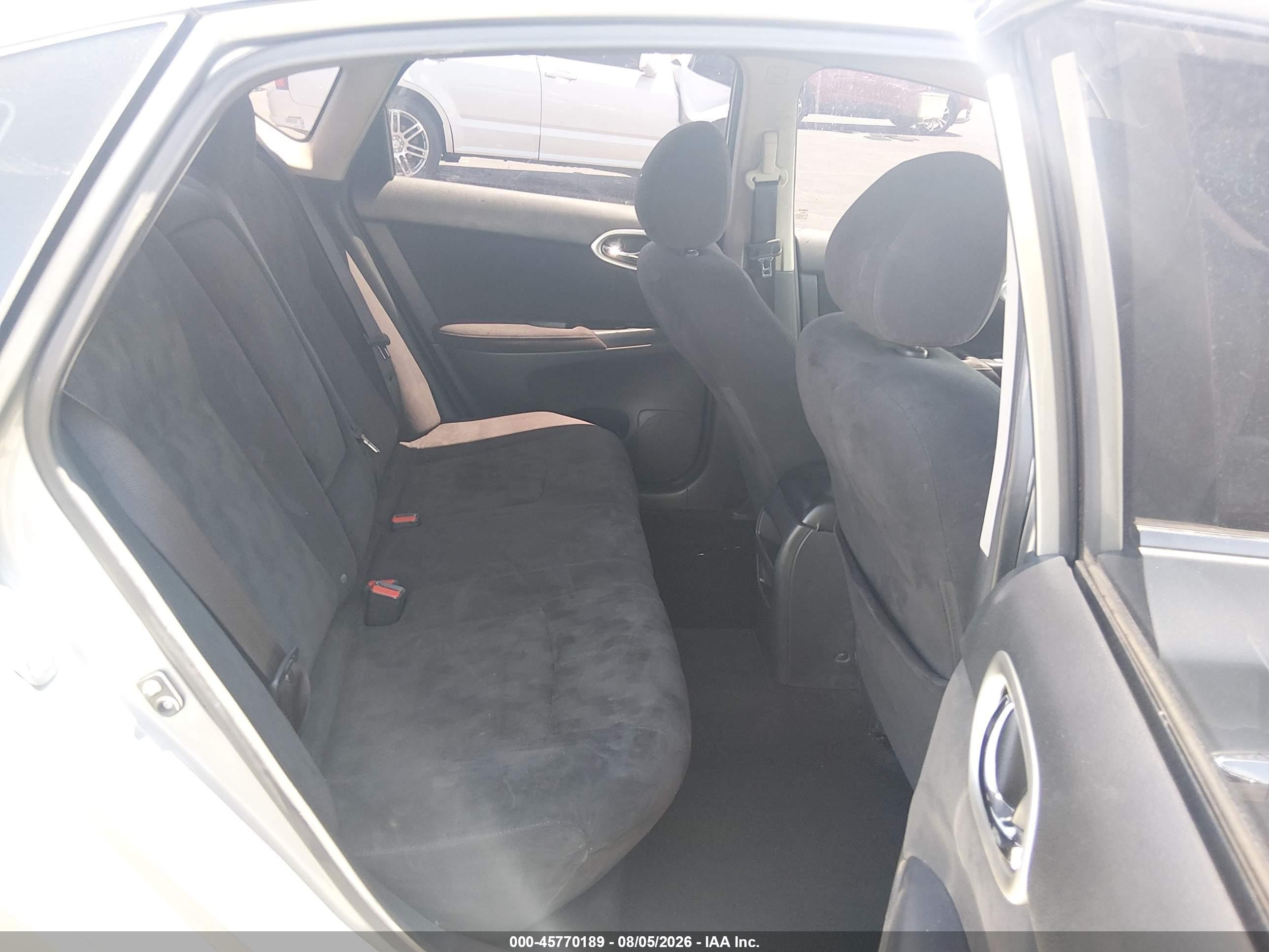 2013 Nissan Sentra Sv Gray vin: 3N1AB7AP5DL680797