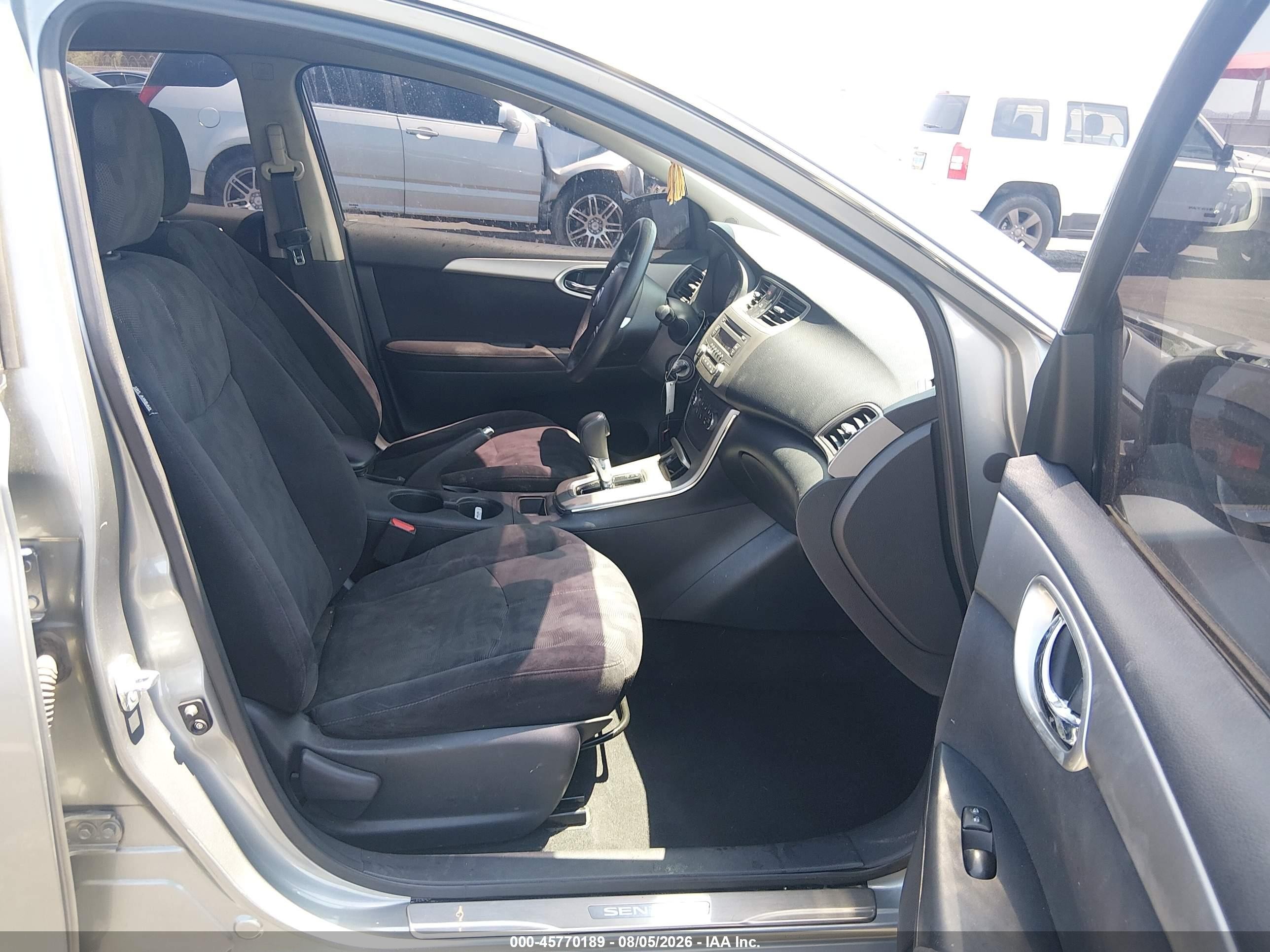 2013 Nissan Sentra Sv Gray vin: 3N1AB7AP5DL680797