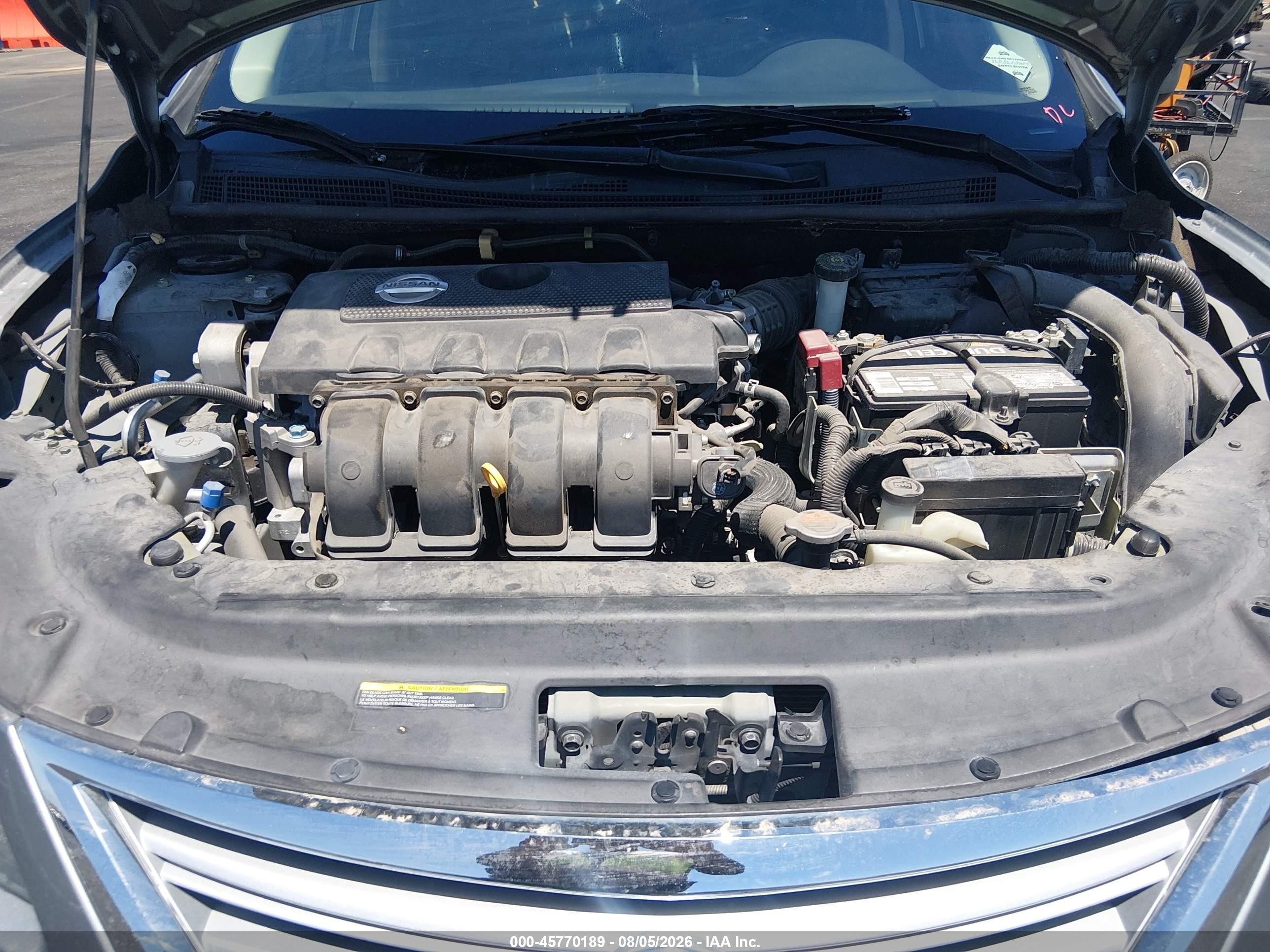 2013 Nissan Sentra Sv Gray vin: 3N1AB7AP5DL680797