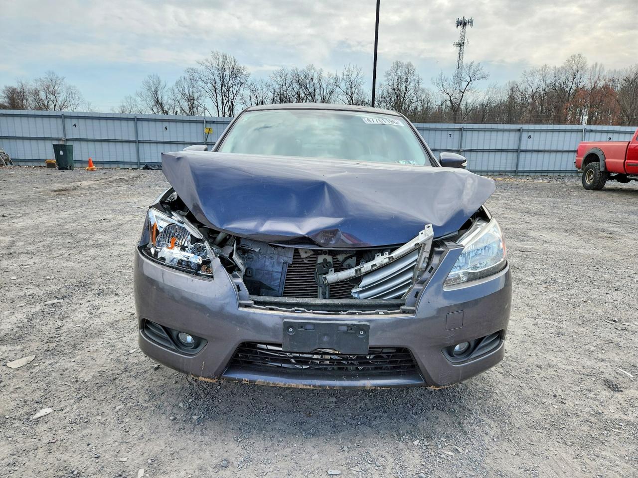 2013 Nissan Sentra S Gray vin: 3N1AB7AP5DL683845