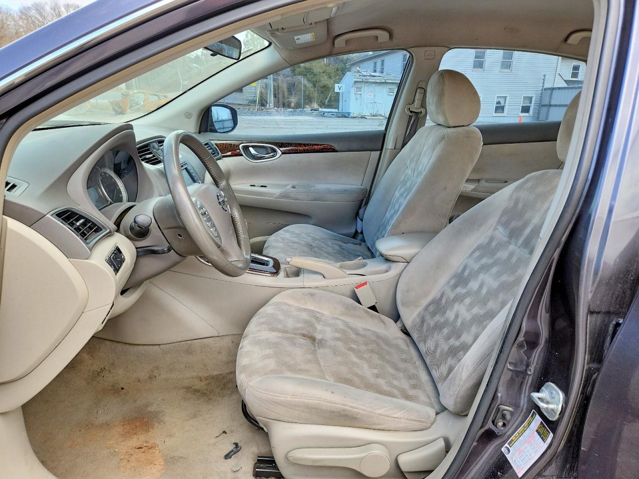 2013 Nissan Sentra S Gray vin: 3N1AB7AP5DL683845