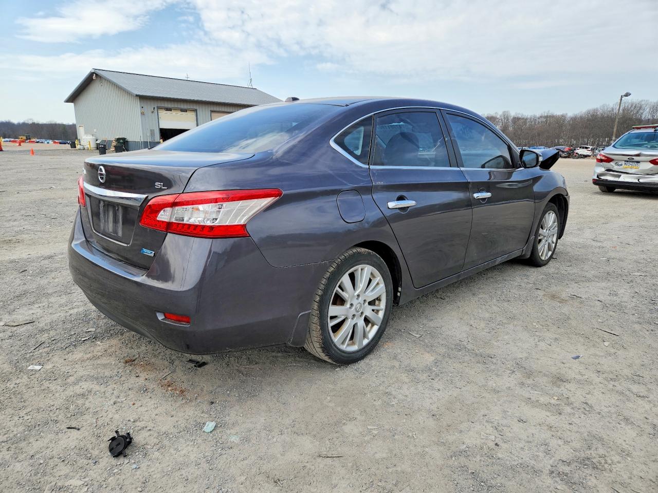 2013 Nissan Sentra S Gray vin: 3N1AB7AP5DL683845