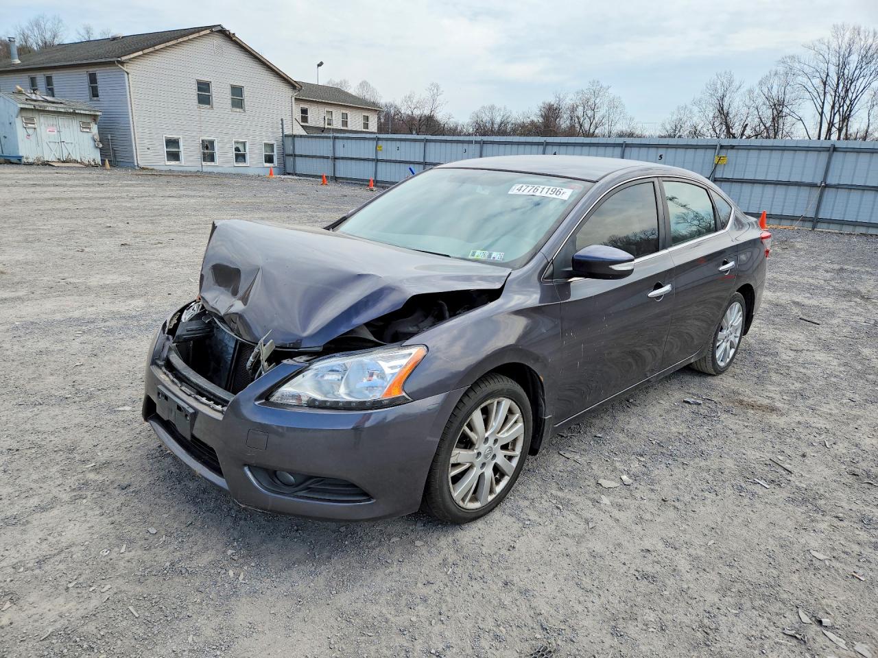 2013 Nissan Sentra S Gray vin: 3N1AB7AP5DL683845