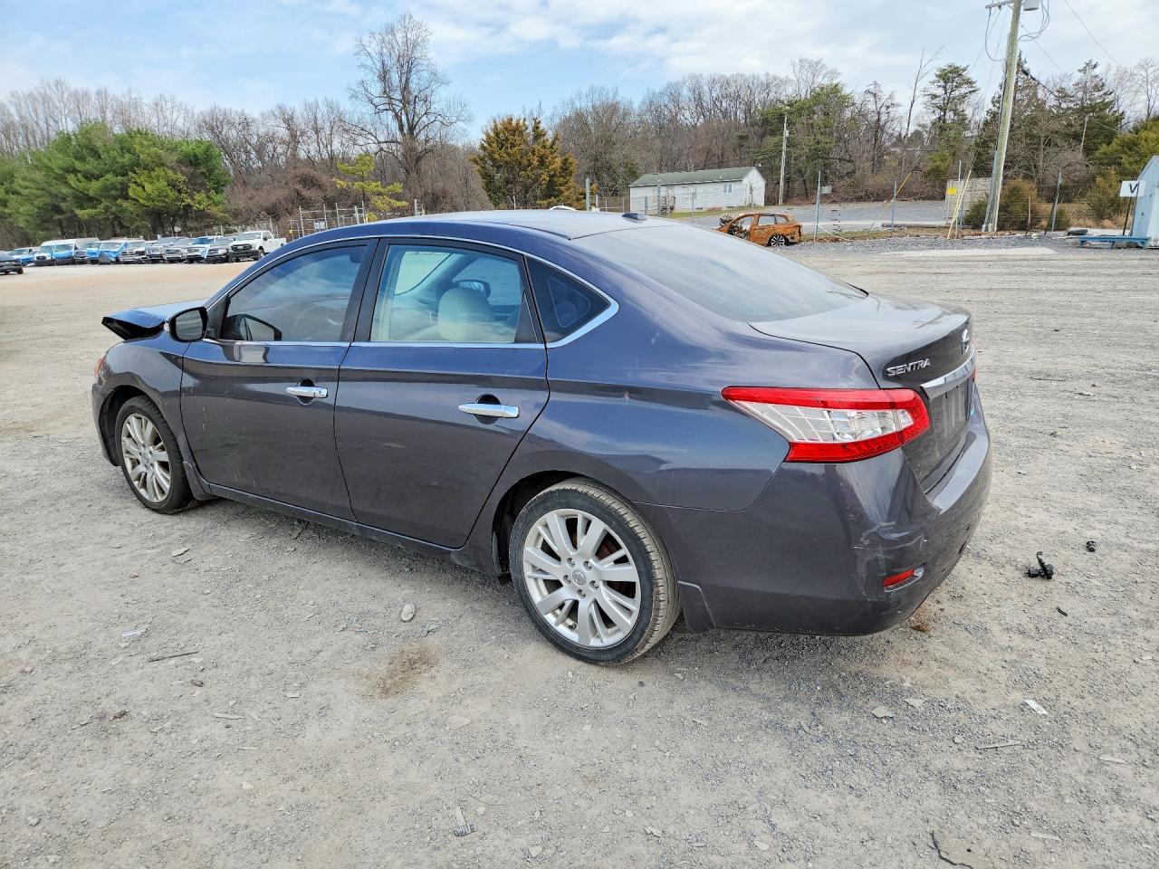 2013 Nissan Sentra S Gray vin: 3N1AB7AP5DL683845