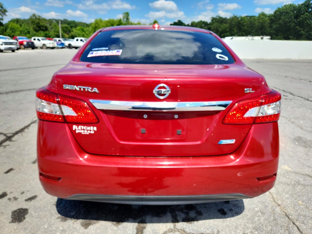 2013 Nissan Sentra S Red vin: 3N1AB7AP5DL713068