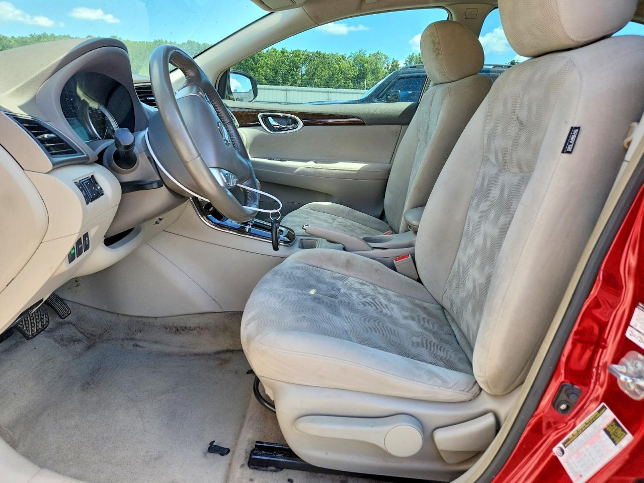2013 Nissan Sentra S Red vin: 3N1AB7AP5DL713068