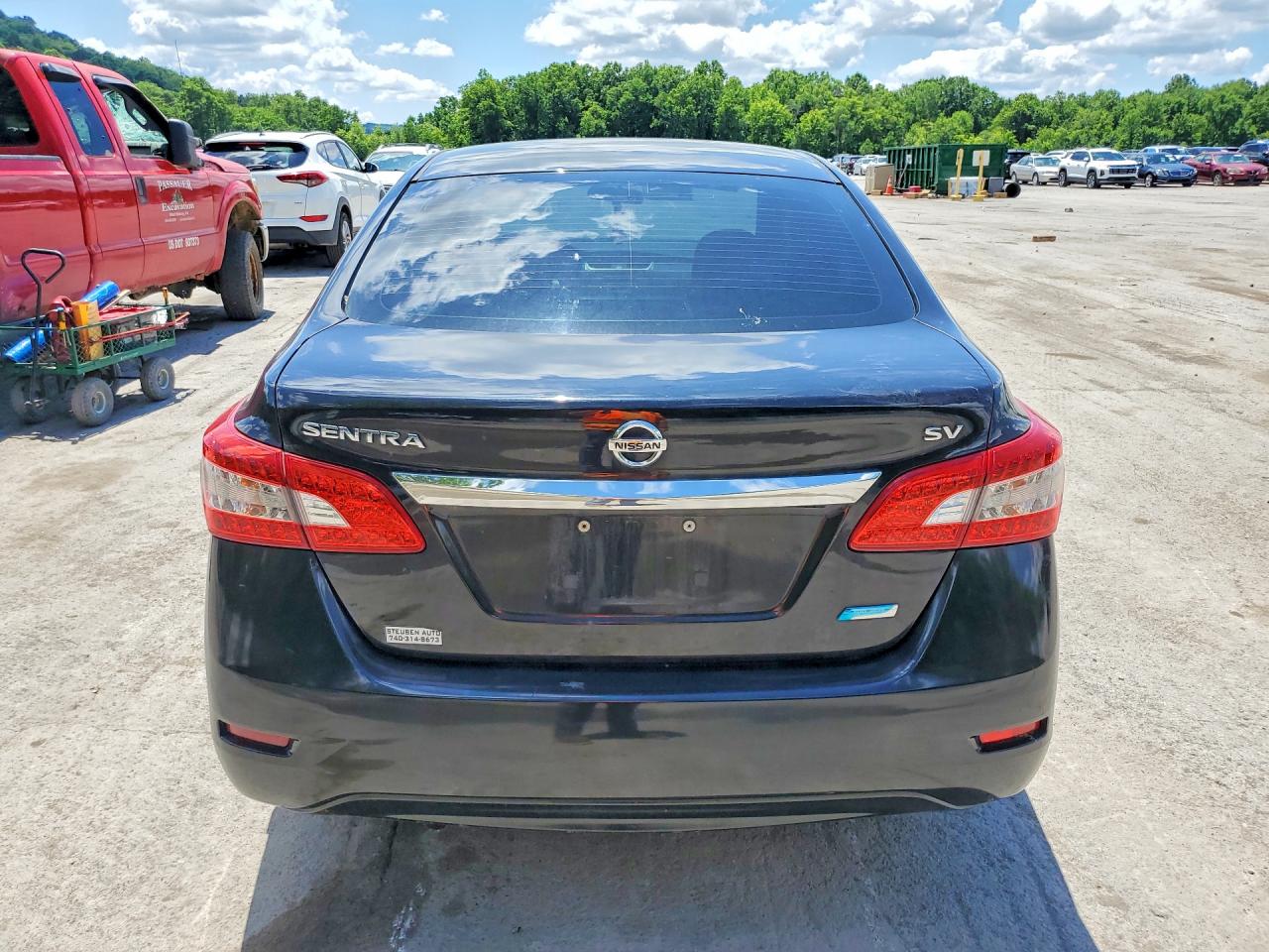 2013 Nissan Sentra S Черный vin: 3N1AB7AP5DL720764