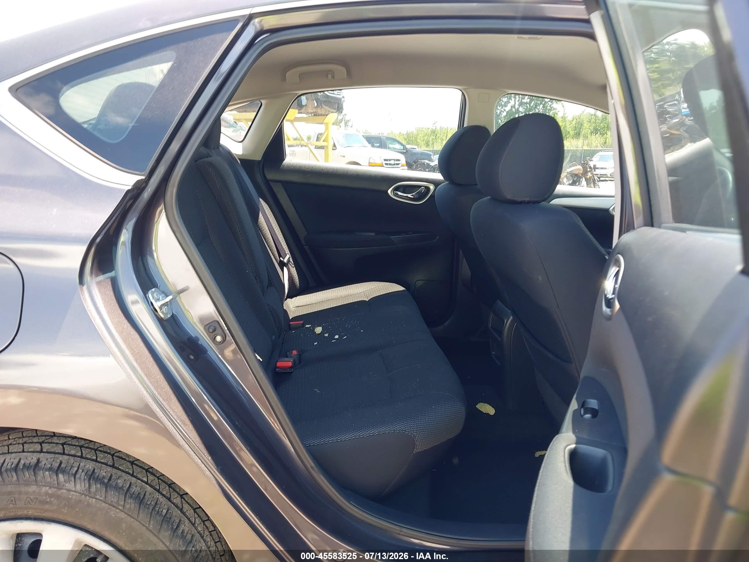 2013 Nissan Sentra S Gray vin: 3N1AB7AP5DL732803