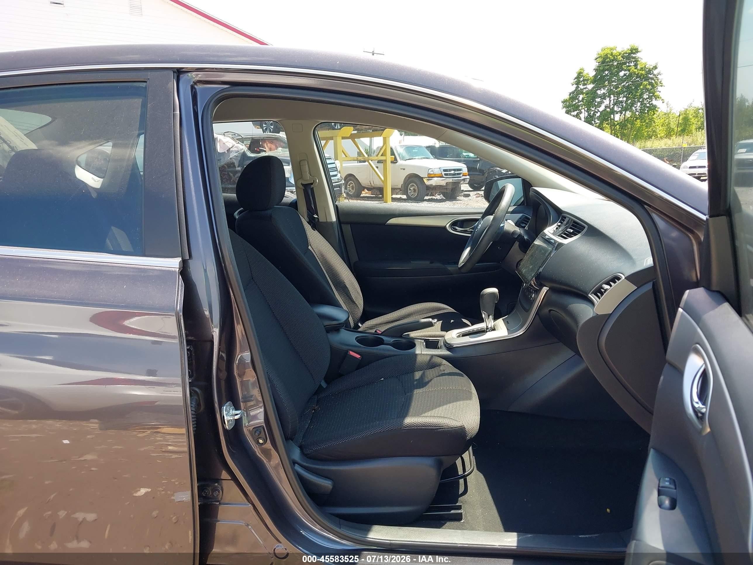 2013 Nissan Sentra S Gray vin: 3N1AB7AP5DL732803
