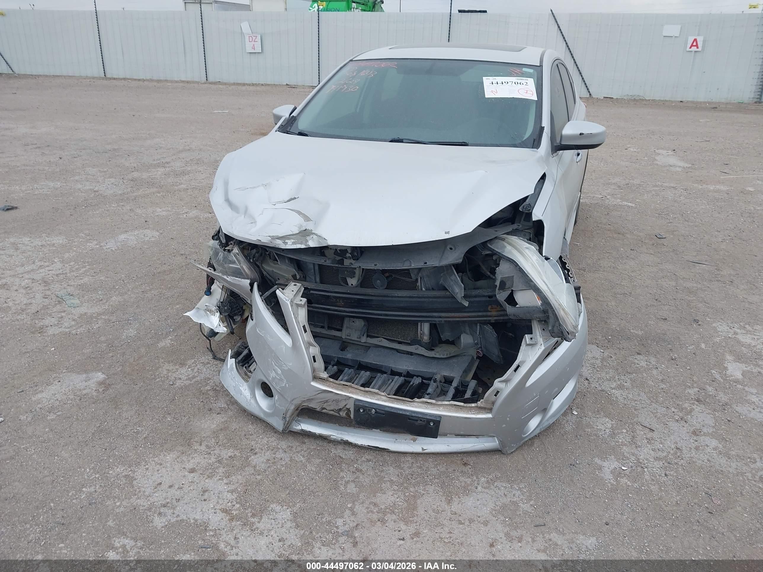 2013 Nissan Sentra Sr Silver vin: 3N1AB7AP5DL741730
