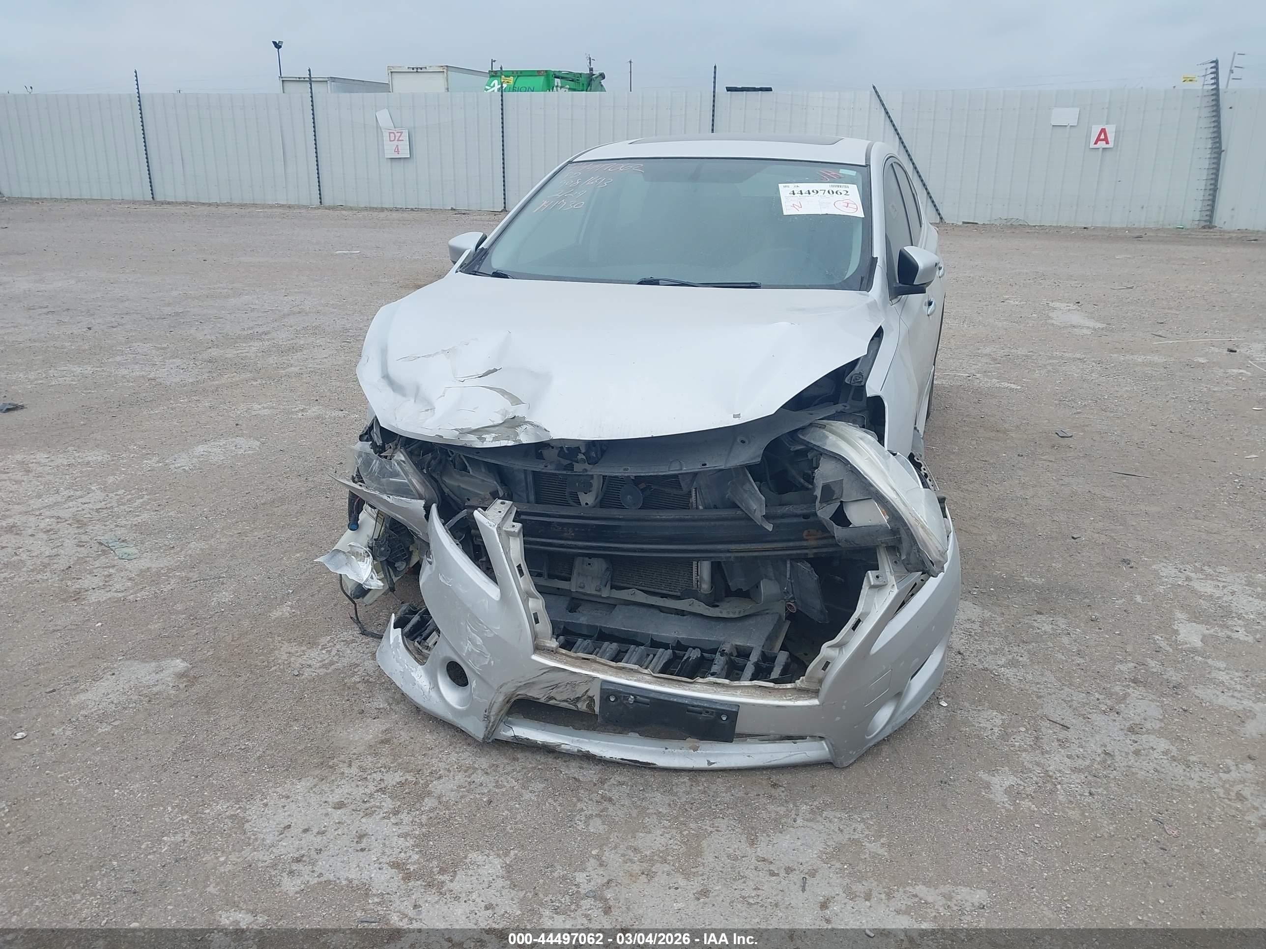 2013 Nissan Sentra Sr Silver vin: 3N1AB7AP5DL741730