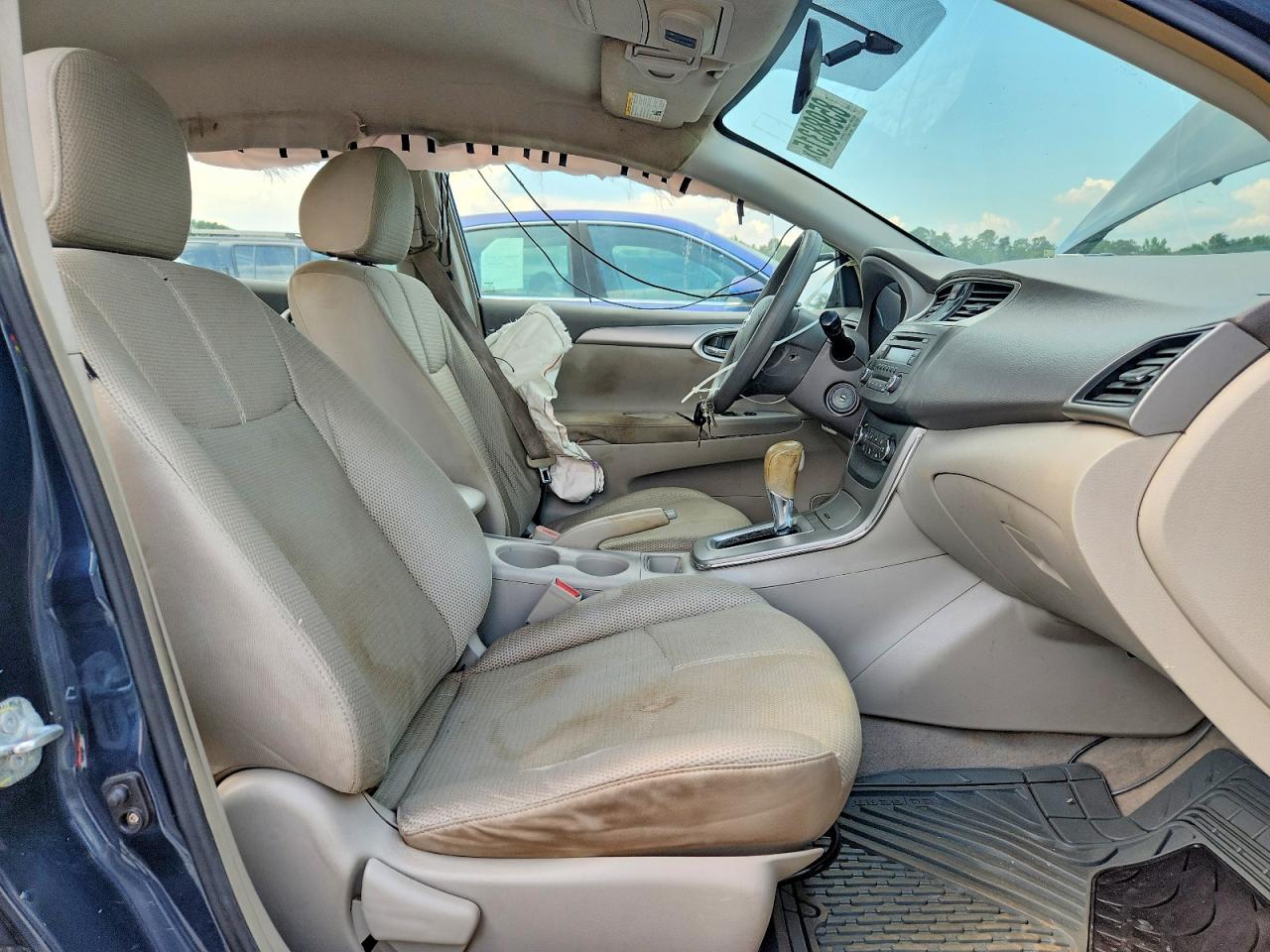 2013 Nissan Sentra S Blue vin: 3N1AB7AP5DL743235