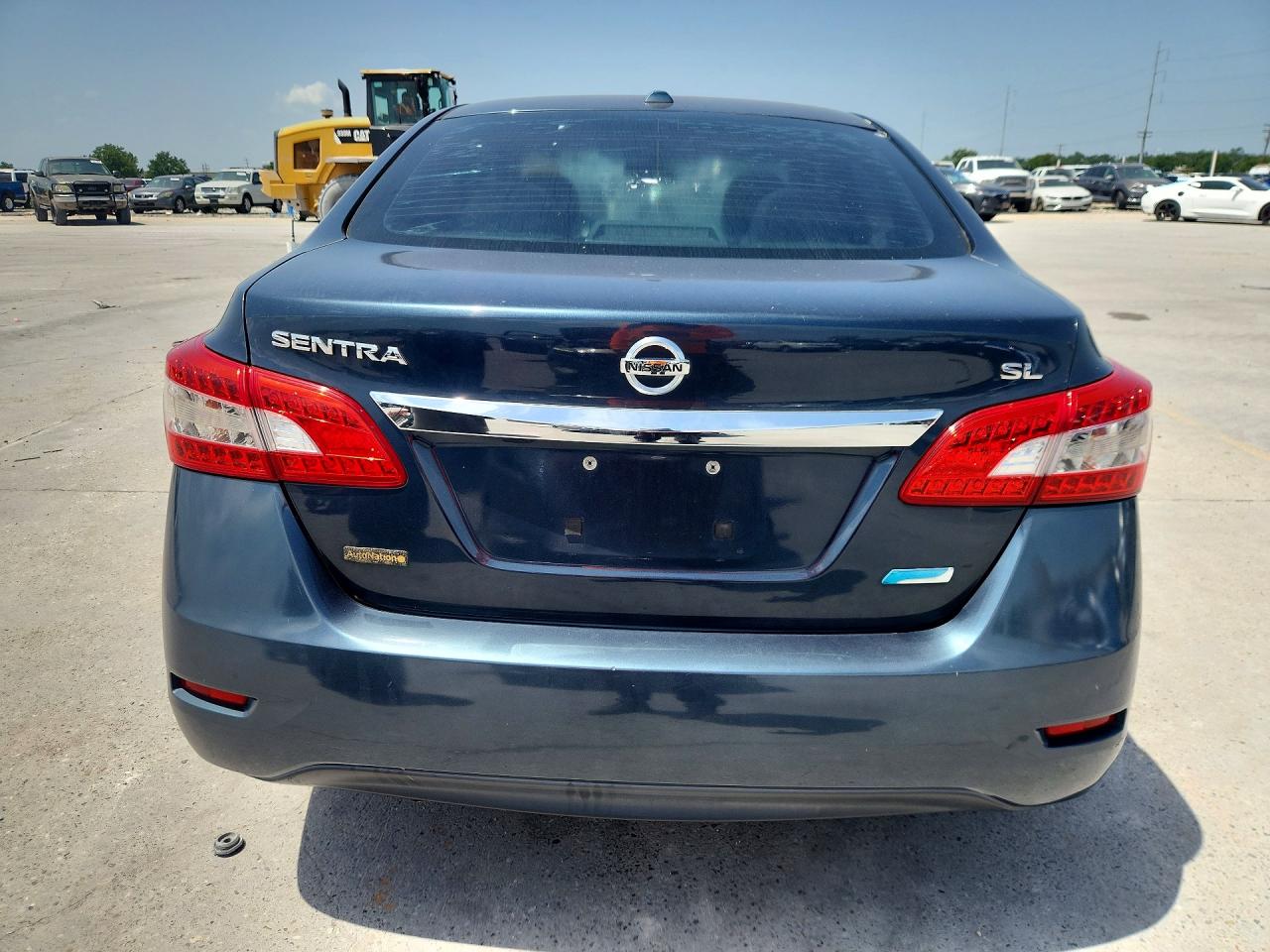 2013 Nissan Sentra S Blue vin: 3N1AB7AP5DL743249