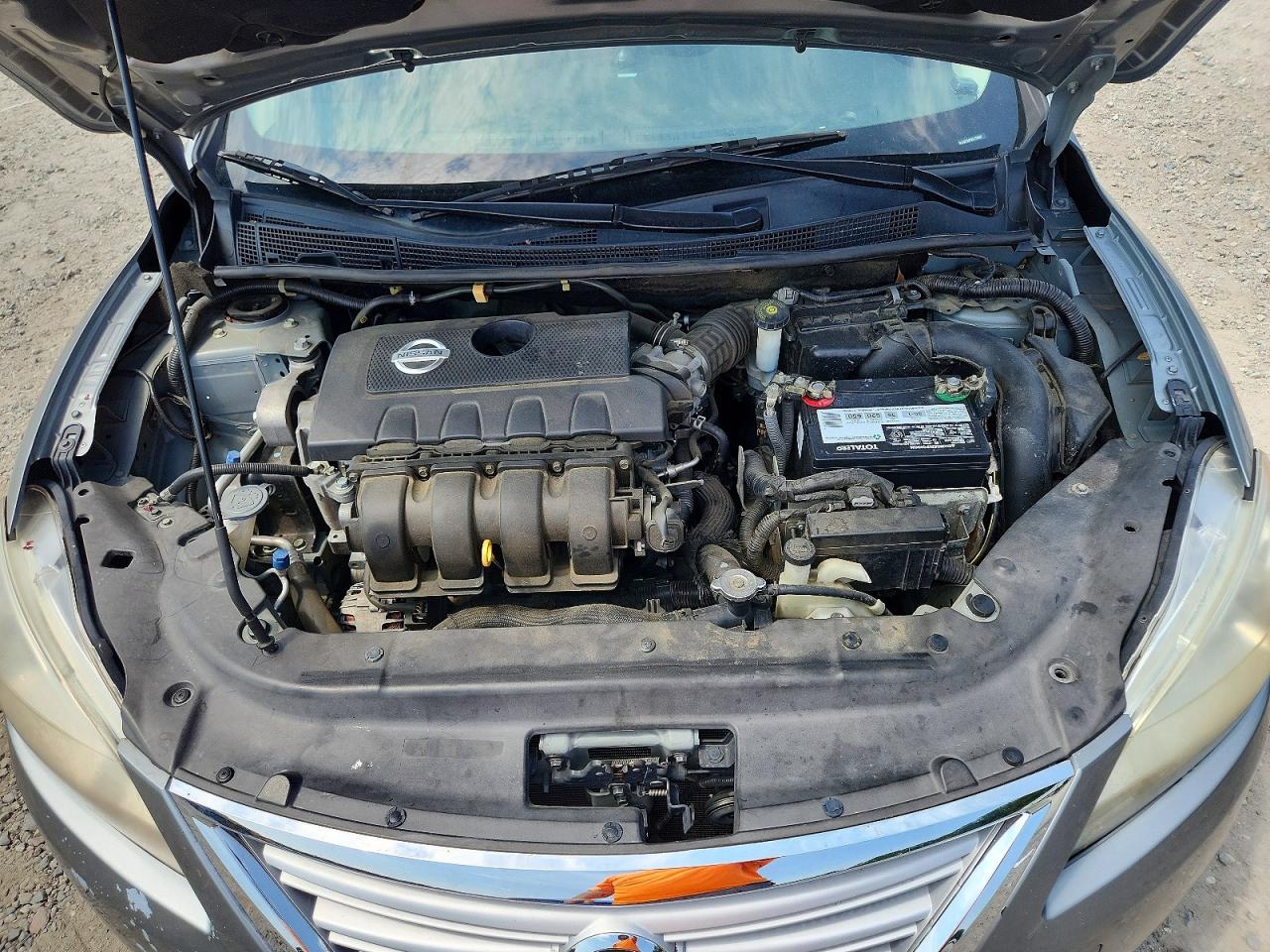 2013 Nissan Sentra S Silver vin: 3N1AB7AP5DL755997