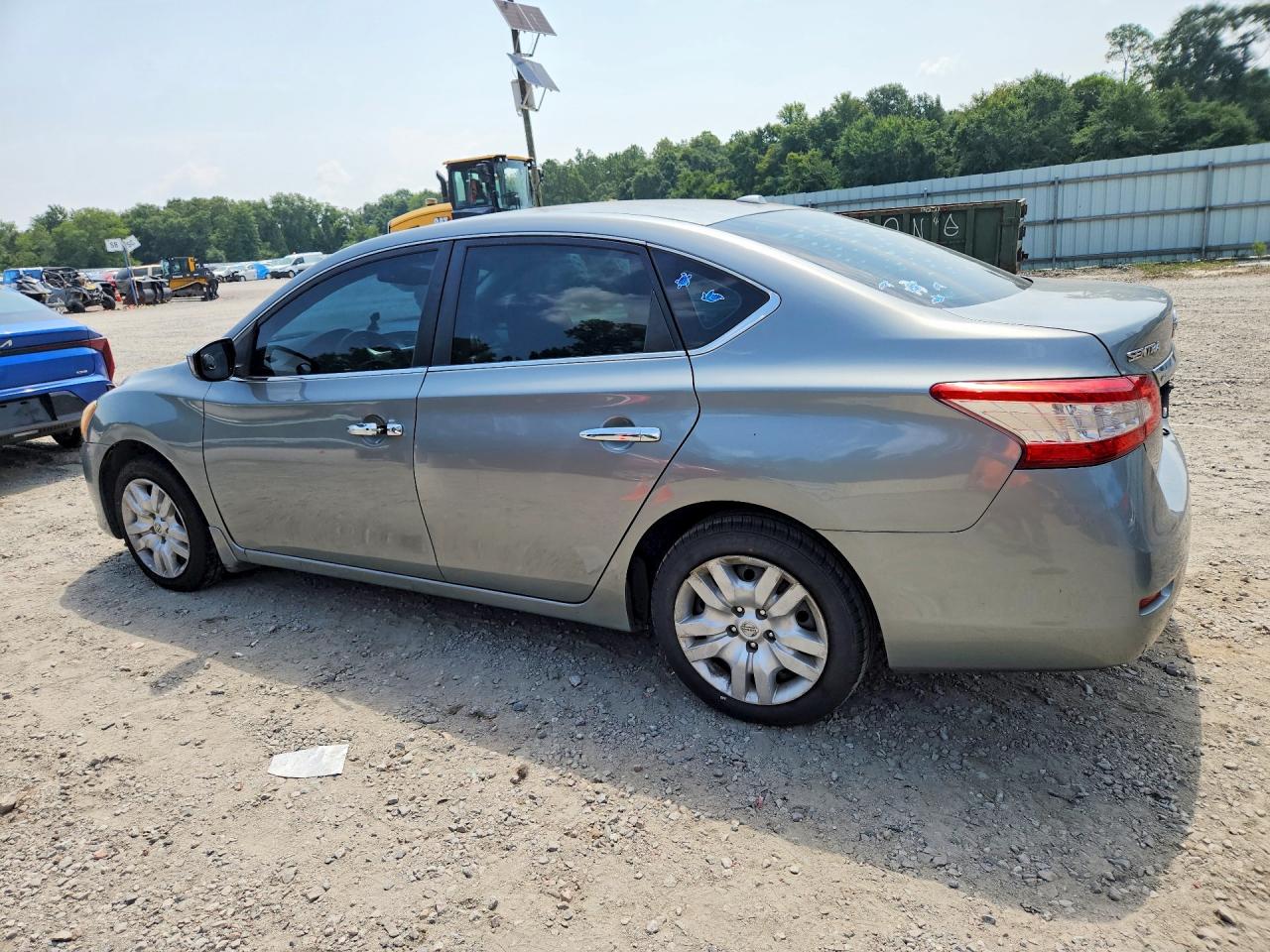 2013 Nissan Sentra S Silver vin: 3N1AB7AP5DL755997