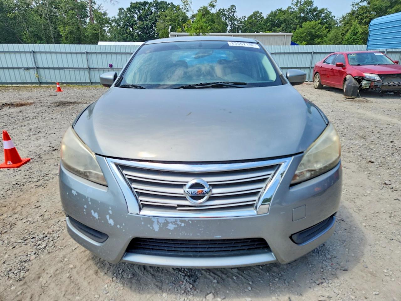 2013 Nissan Sentra S Silver vin: 3N1AB7AP5DL755997