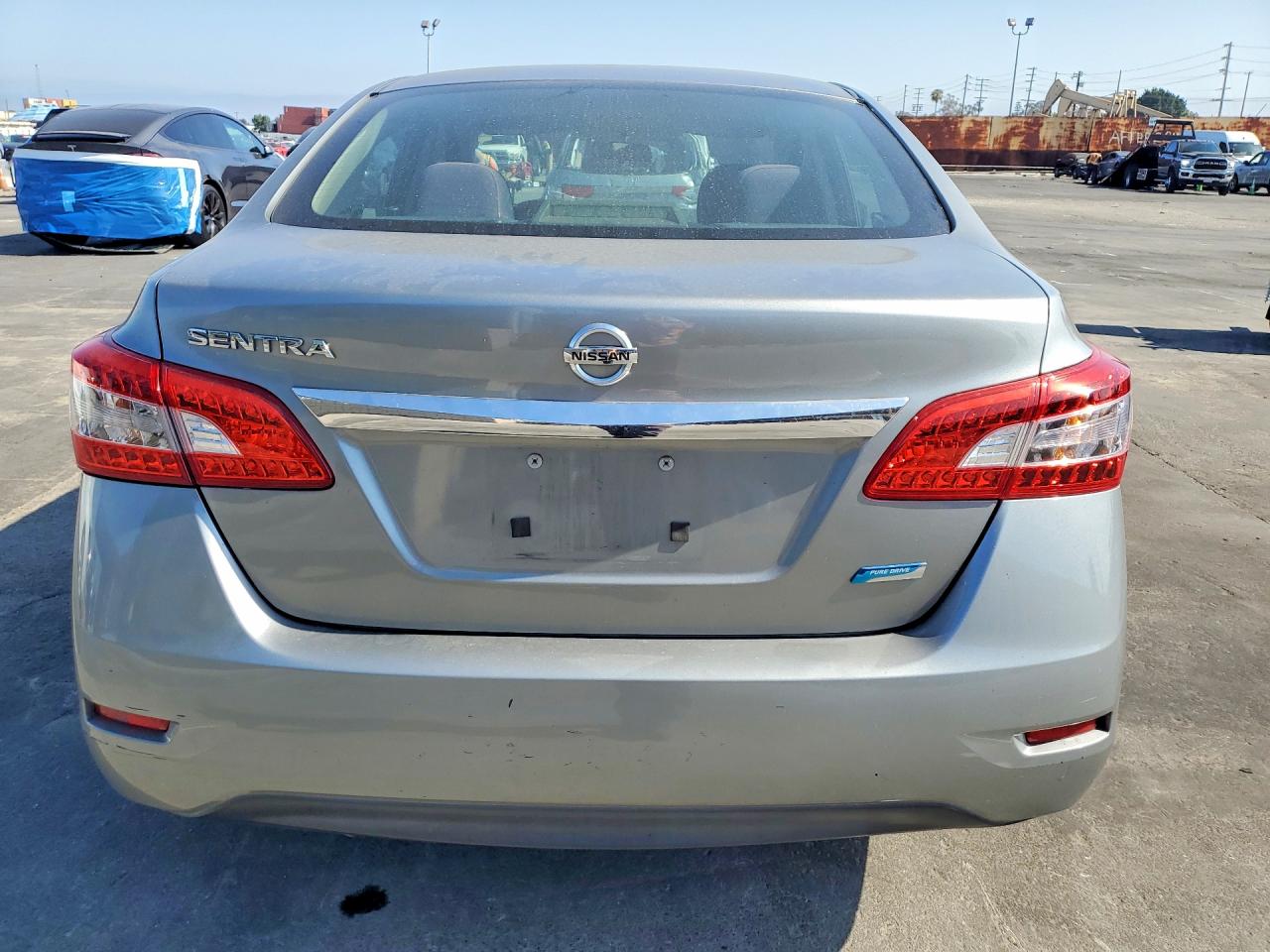 2013 Nissan Sentra S Gray vin: 3N1AB7AP5DL766160