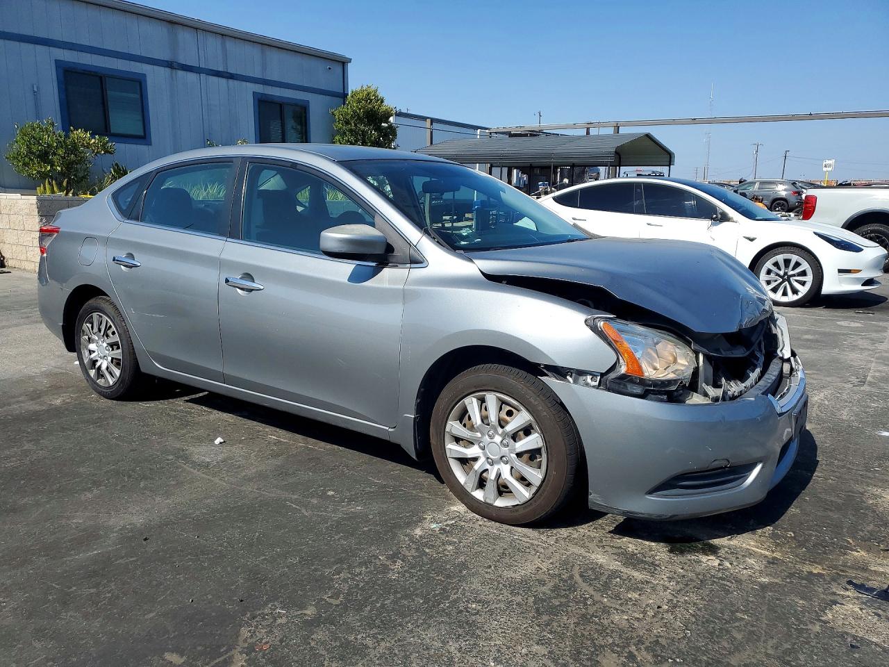 2013 Nissan Sentra S Gray vin: 3N1AB7AP5DL766160