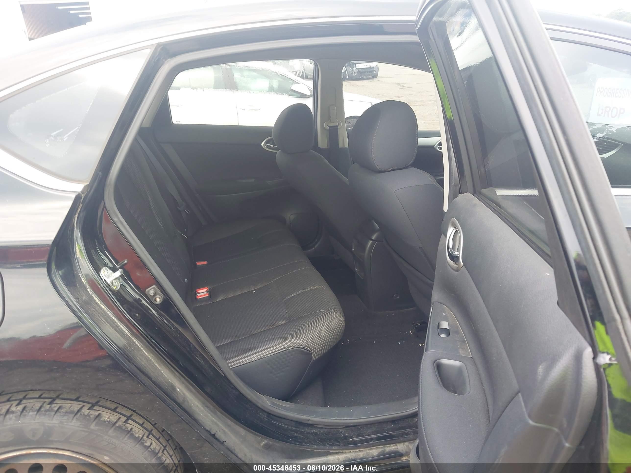2013 Nissan Sentra S Черный vin: 3N1AB7AP5DL767437