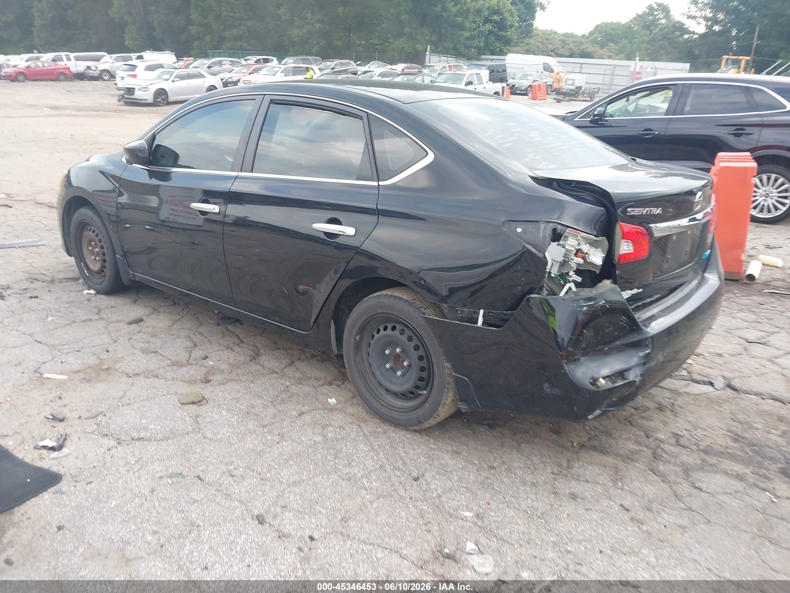 2013 Nissan Sentra S Черный vin: 3N1AB7AP5DL767437