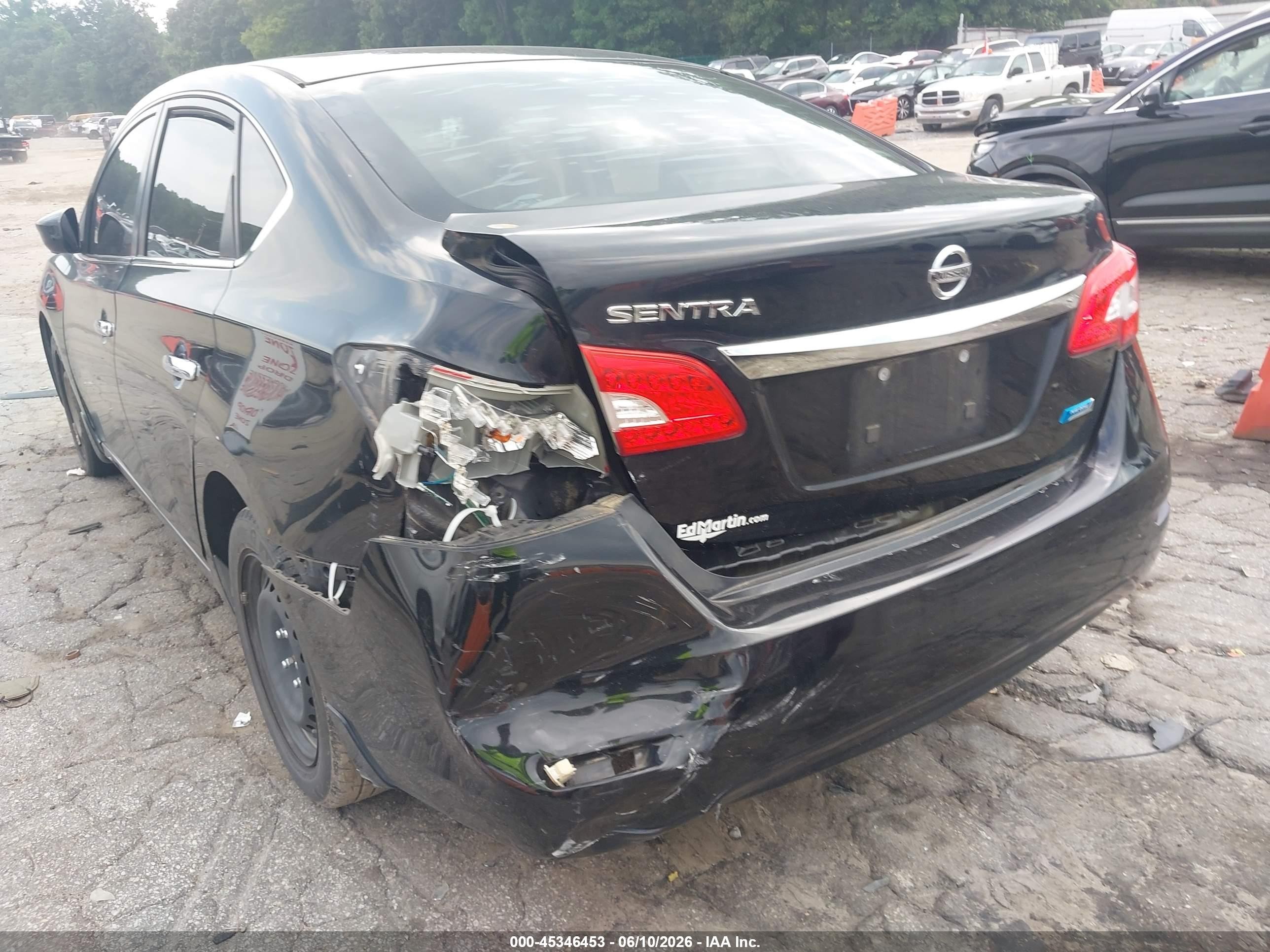 2013 Nissan Sentra S Черный vin: 3N1AB7AP5DL767437