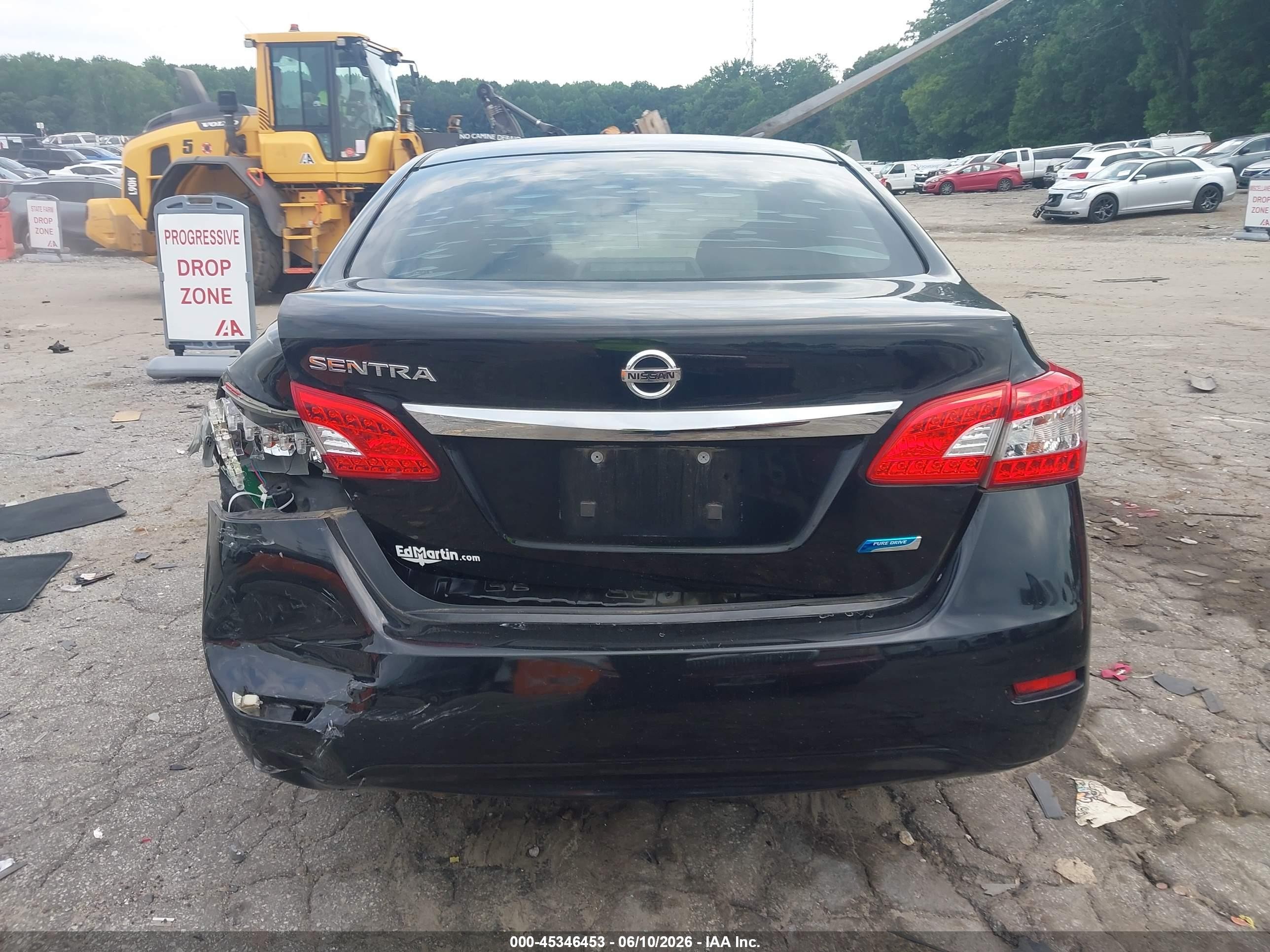 2013 Nissan Sentra S Черный vin: 3N1AB7AP5DL767437